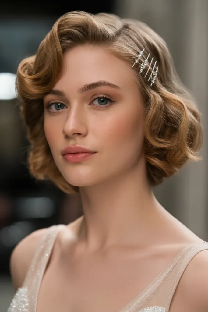 Soft Romantic Waves with Pins