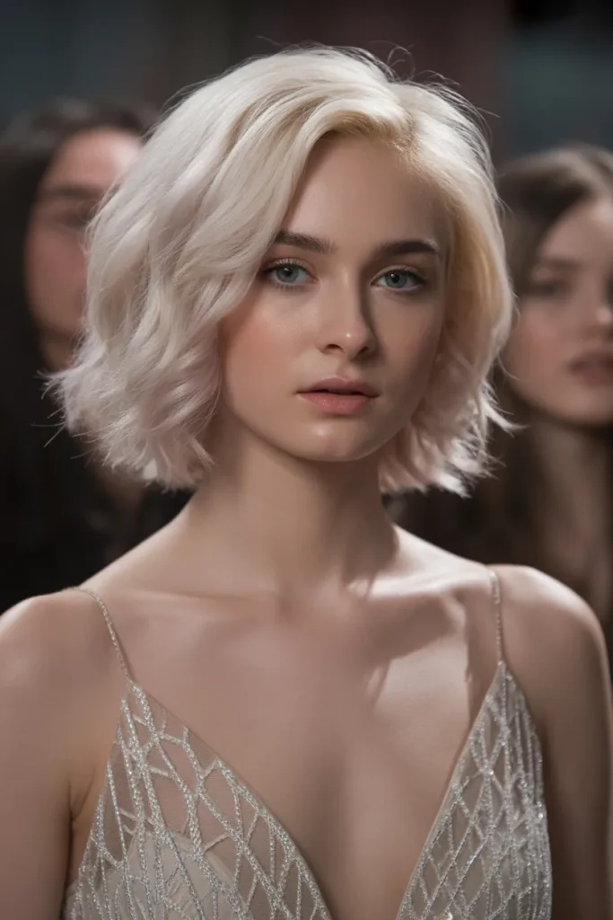 Soft Wave Lob with Shine Finish