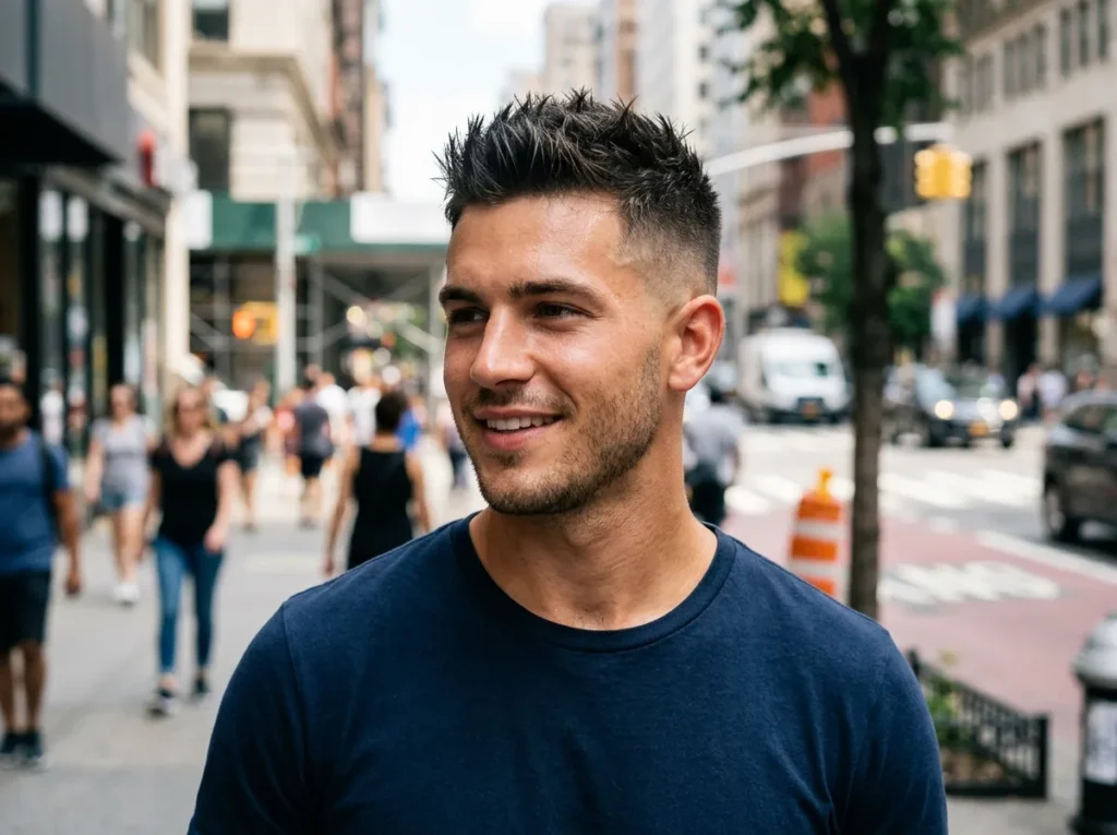 Spiky Crew Cut