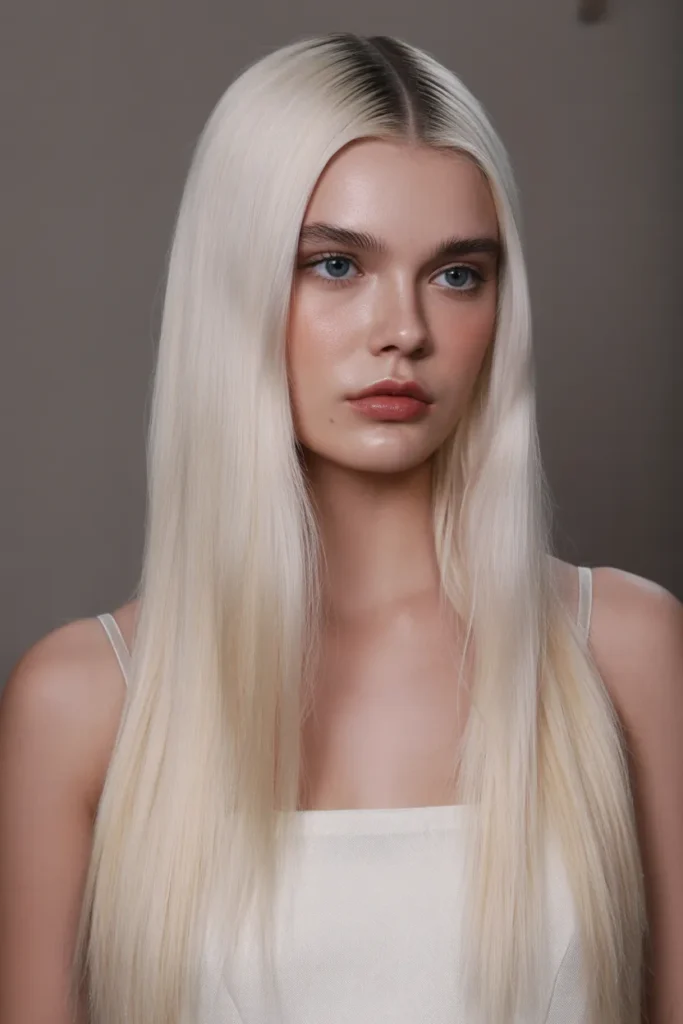 Straight and Sleek Hair