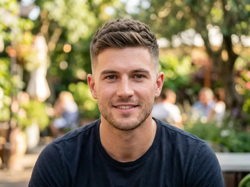 Taper Fade with Layered Top