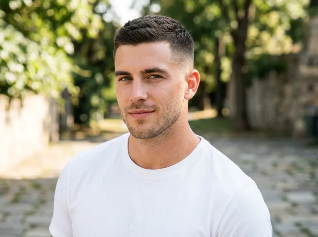 Taper Fade with Stubble