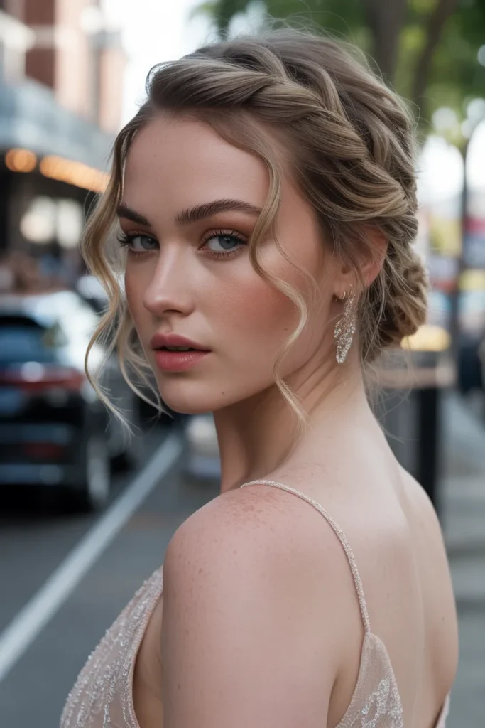 Textured Half-Up Twist