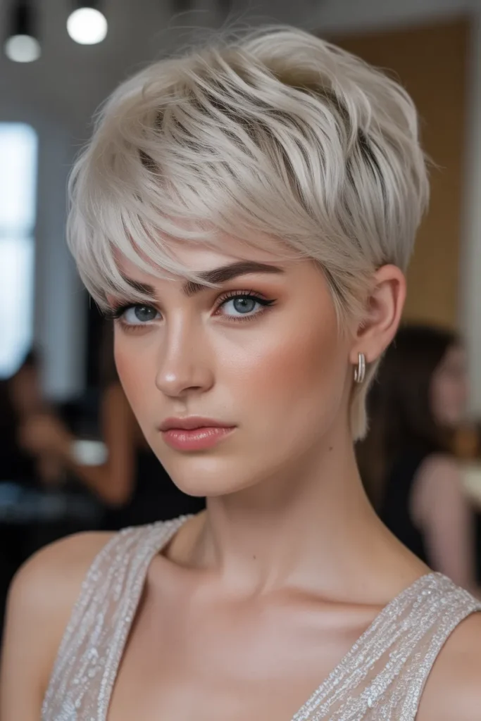 Textured Pixie with Volume