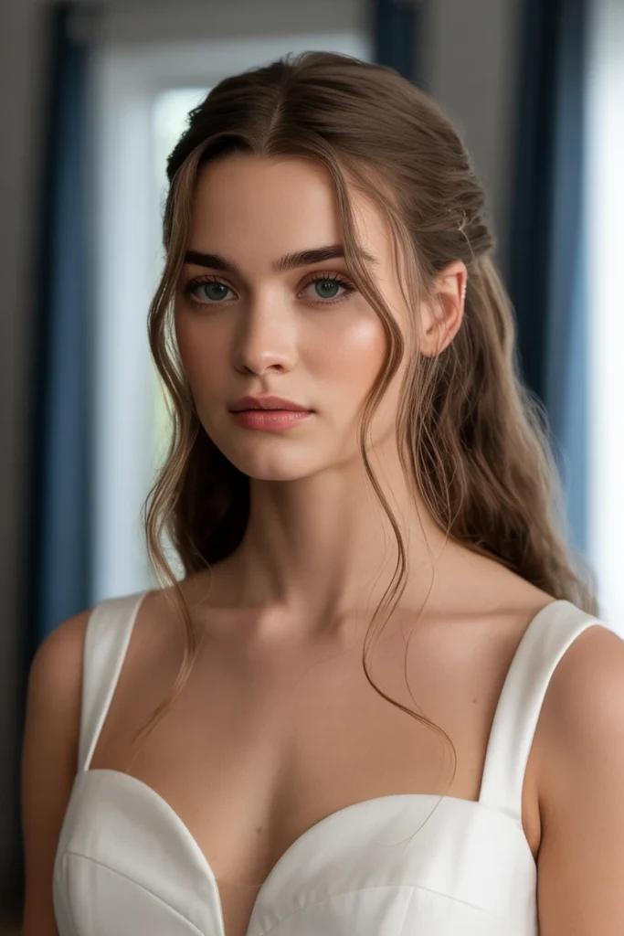 Twisted Half-Up Style