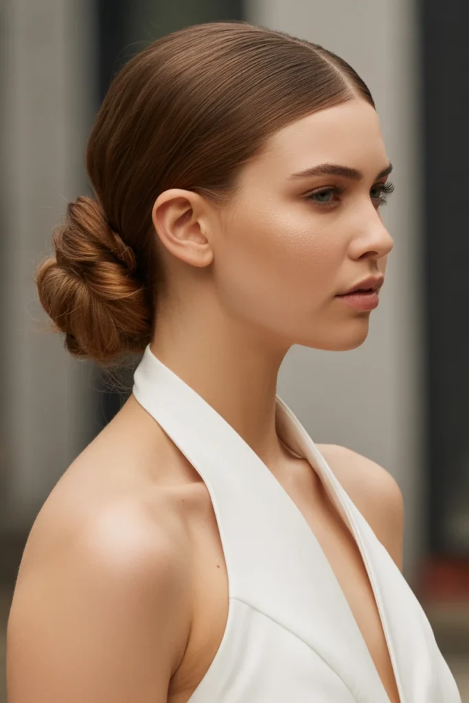 Twisted Low Bun