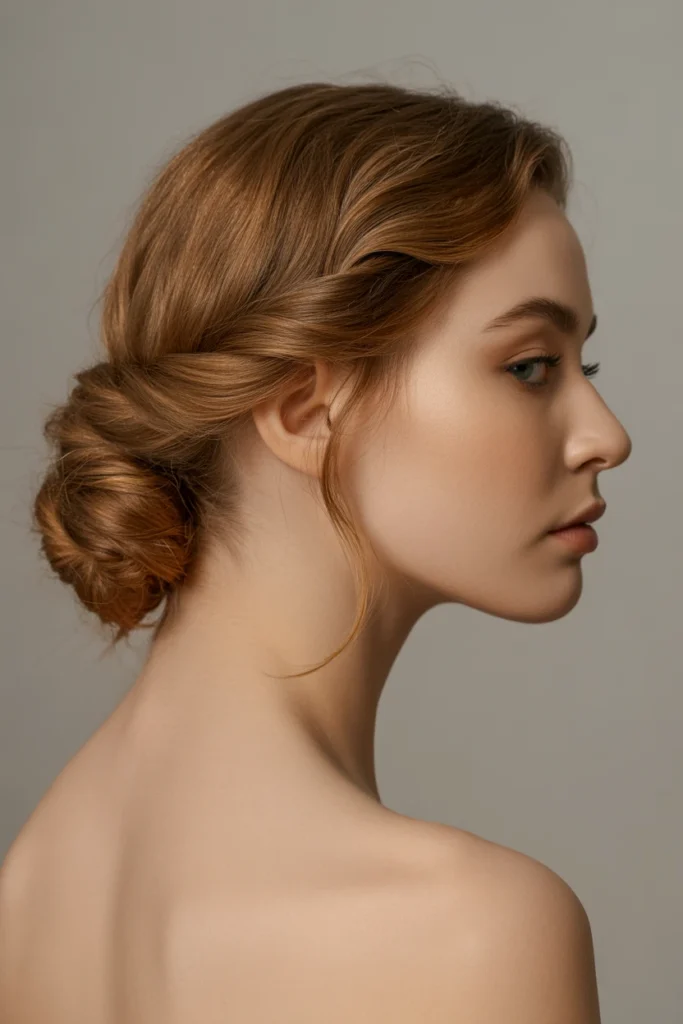 Twisted Low Chignon