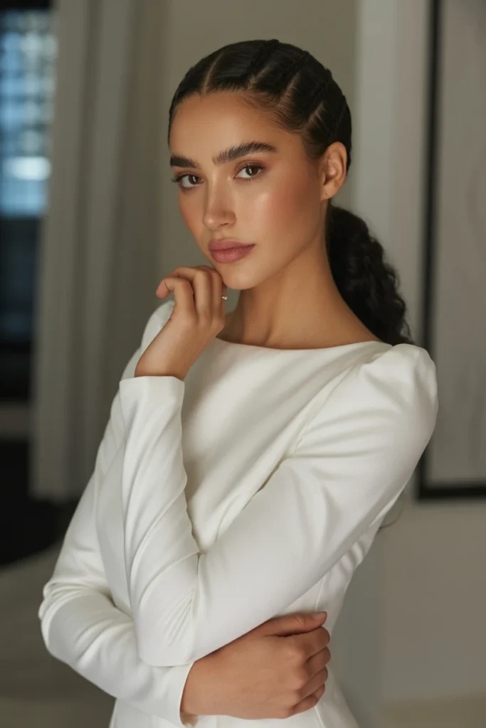 Twisted Low Ponytail