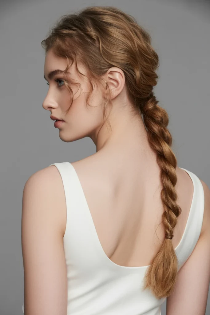 Twisted Rope Ponytail