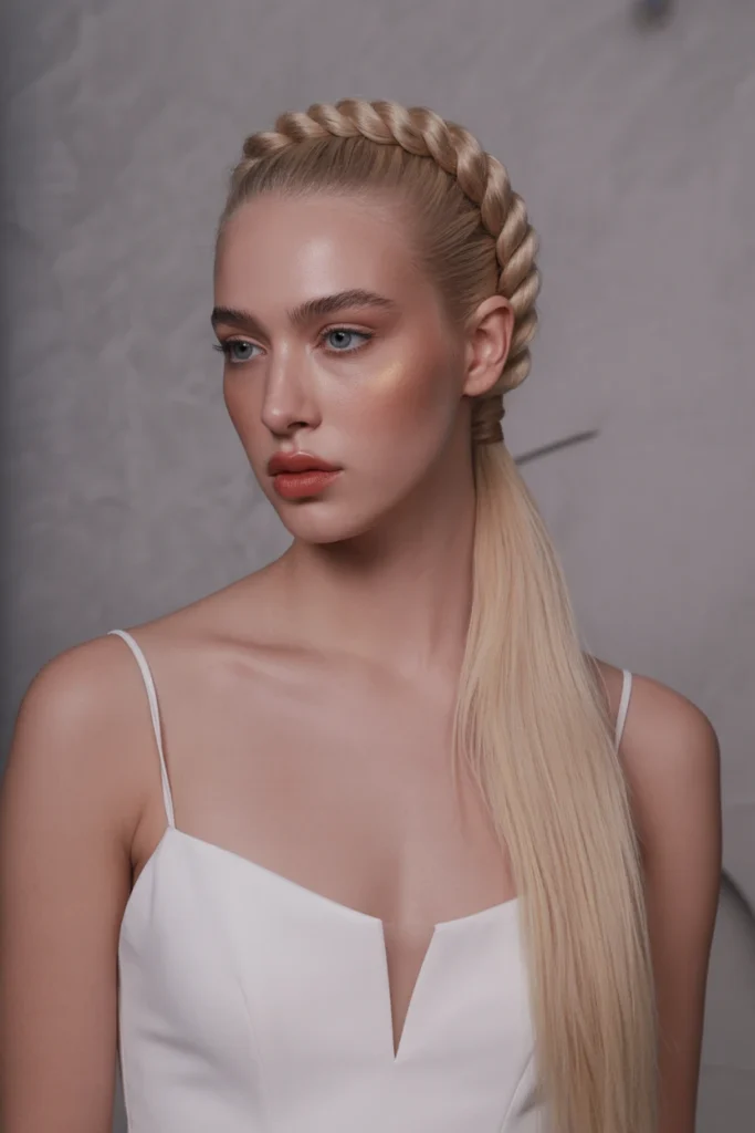 Twisted Rope Ponytail