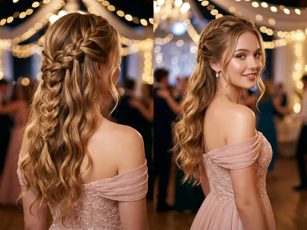 Waterfall Braid with Waves