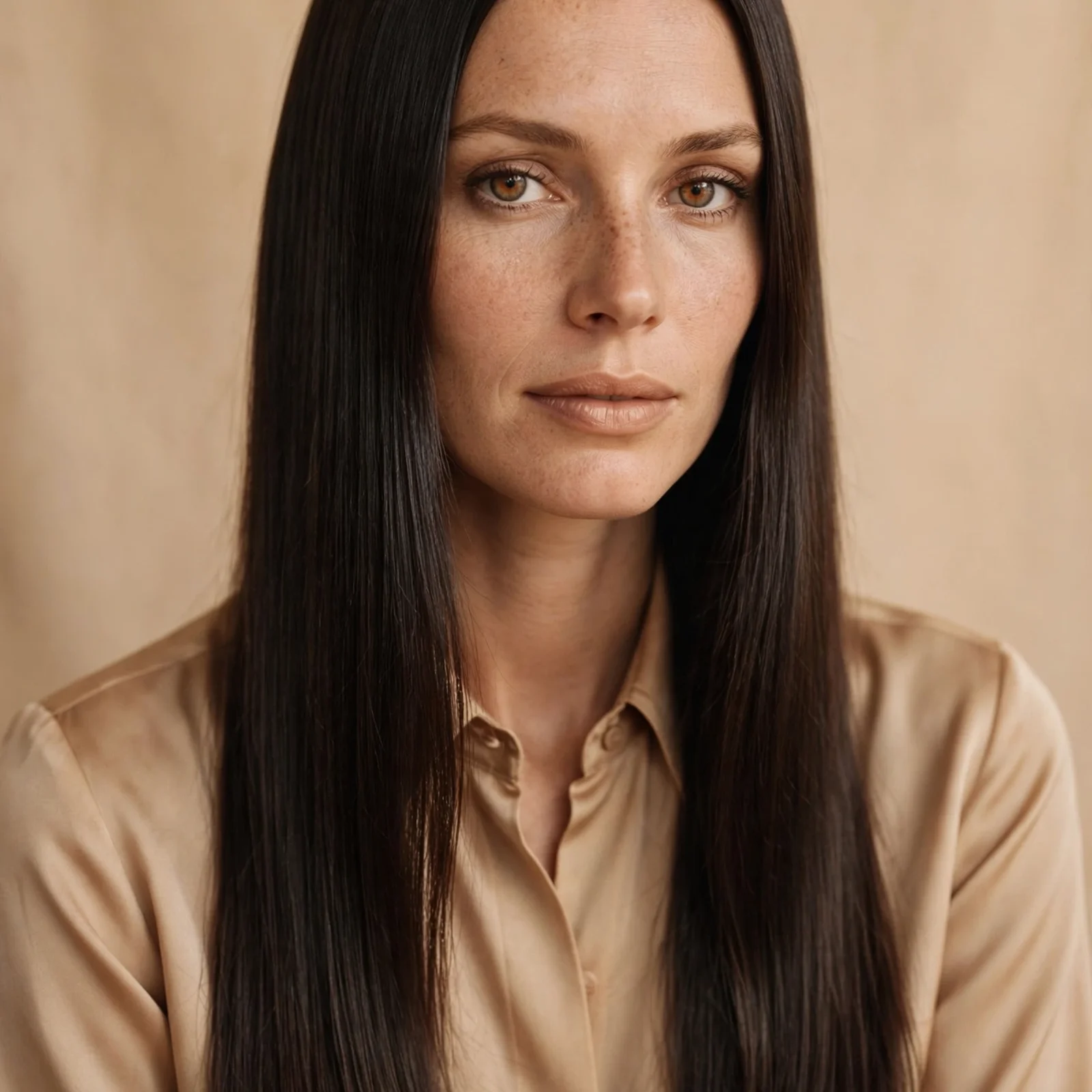 20 Iconic 70s Hairstyles for Women Making a Stylish Comeback in 2026: Sleek Middle Part