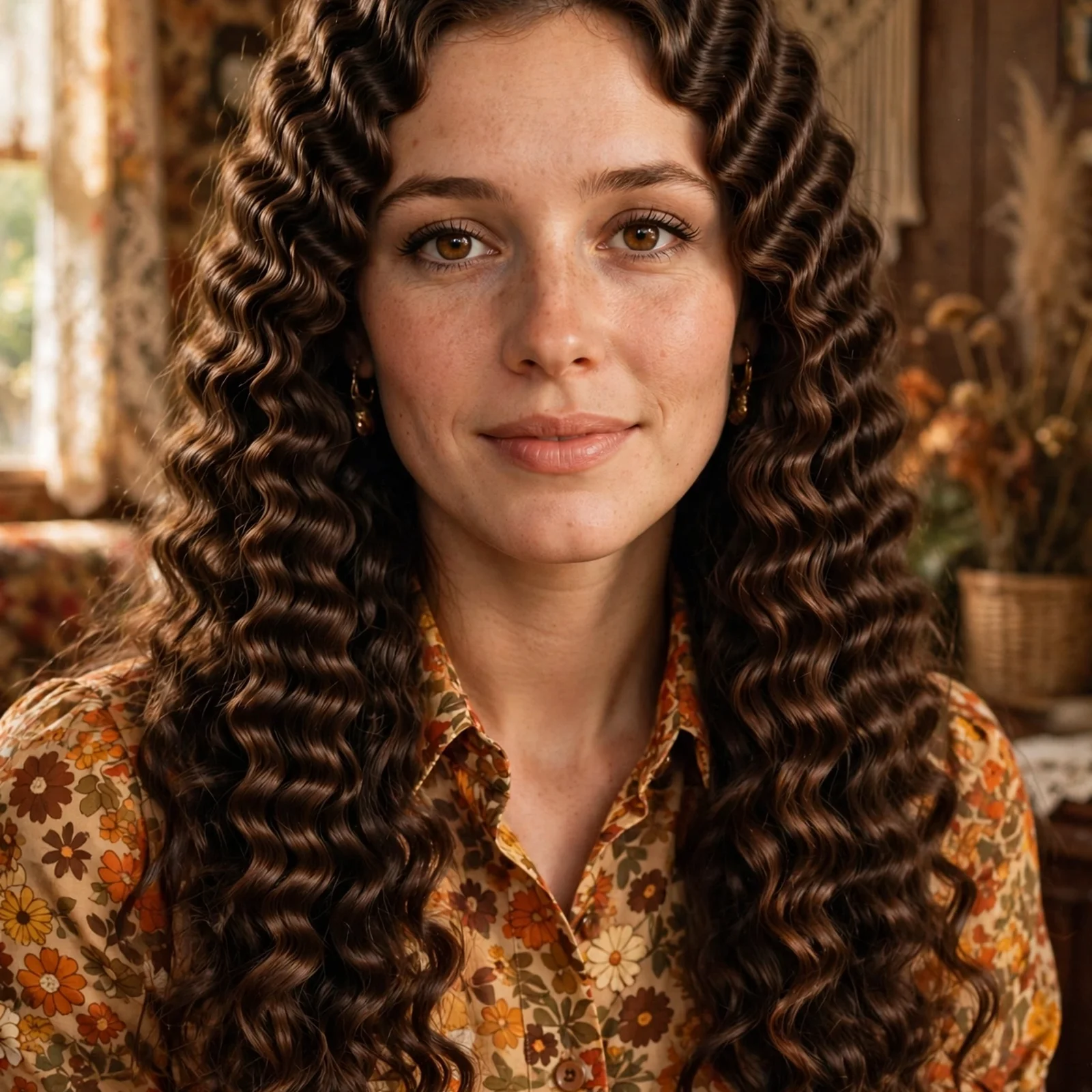 20 Iconic 70s Hairstyles for Women Making a Stylish Comeback in 2026: Crimped Hair