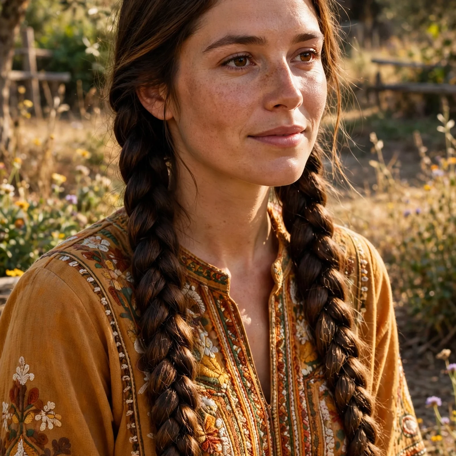 20 Iconic 70s Hairstyles for Women Making a Stylish Comeback in 2026: Long Braids