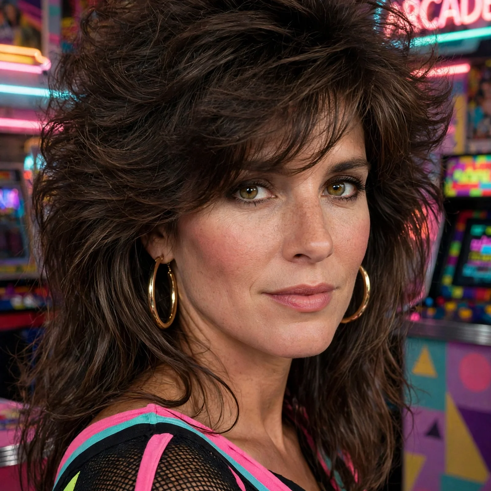 20 Bold 80s Hairstyles for Women That Are Back in Style for 2026: Side-Swept Bangs with Volume