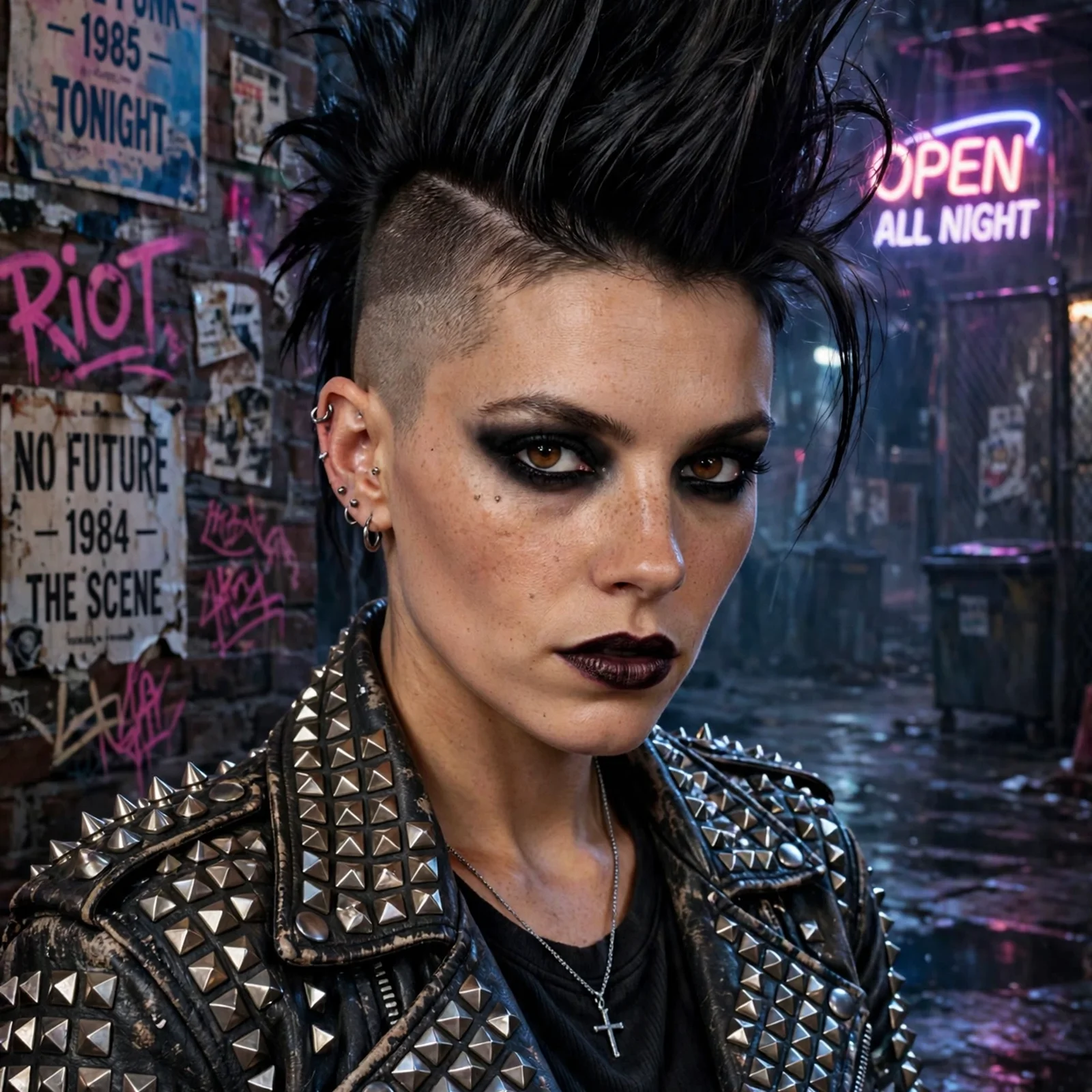 20 Bold 80s Hairstyles for Women That Are Back in Style for 2026: Mohawk-Inspired Updo