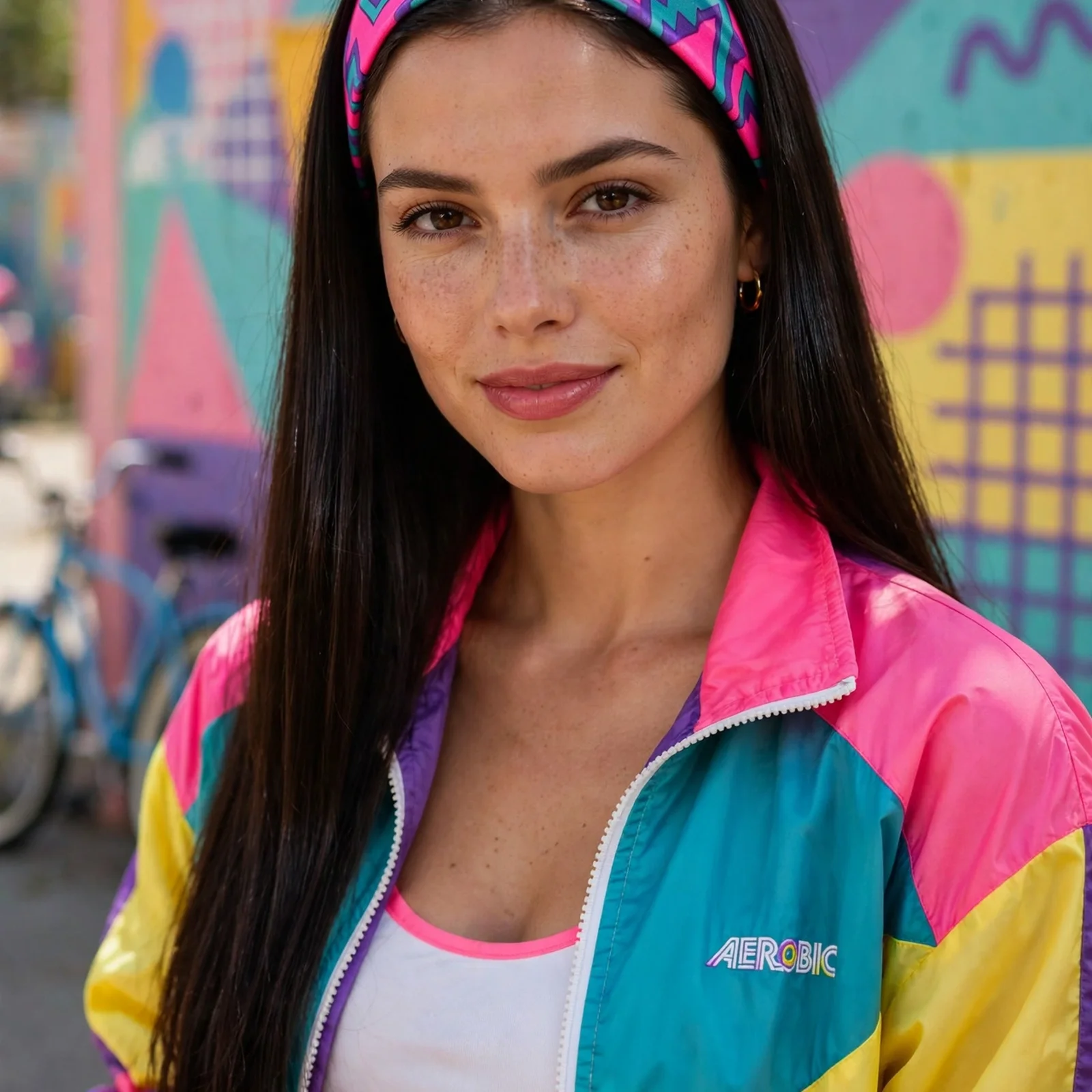 20 Bold 80s Hairstyles for Women That Are Back in Style for 2026: Shiny Straight Hair with Headband