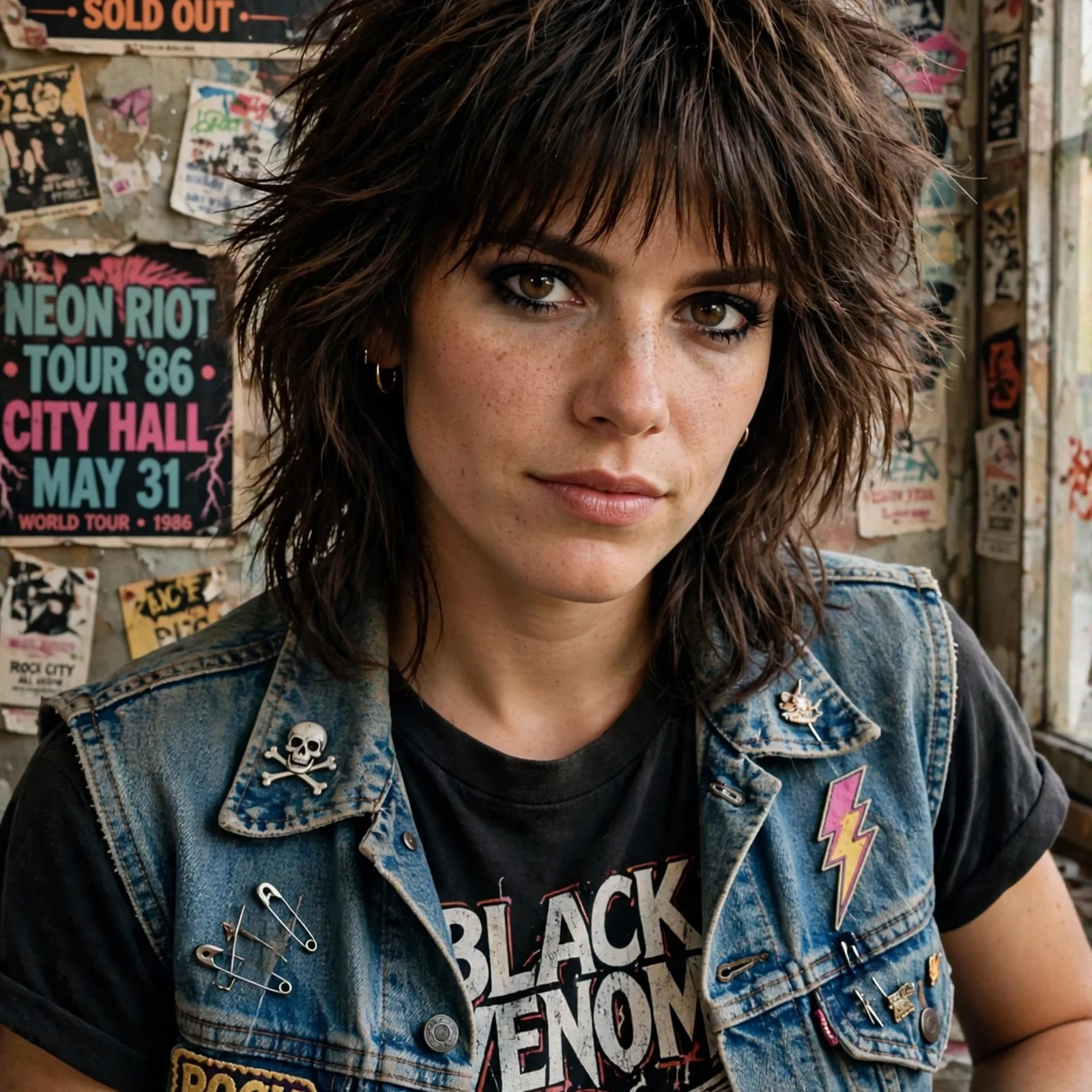 20 Bold 80s Hairstyles for Women That Are Back in Style for 2026: Rocker Shag with Bangs