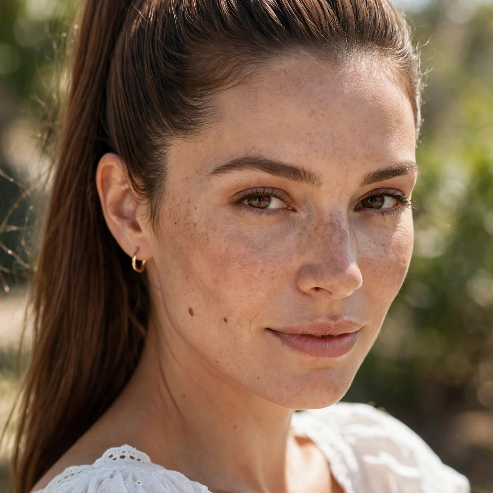 20 Anti-Frizz Hairstyles for Women That Stay Smooth in Humid Weather All Day: High Ponytail with Wrapped Base