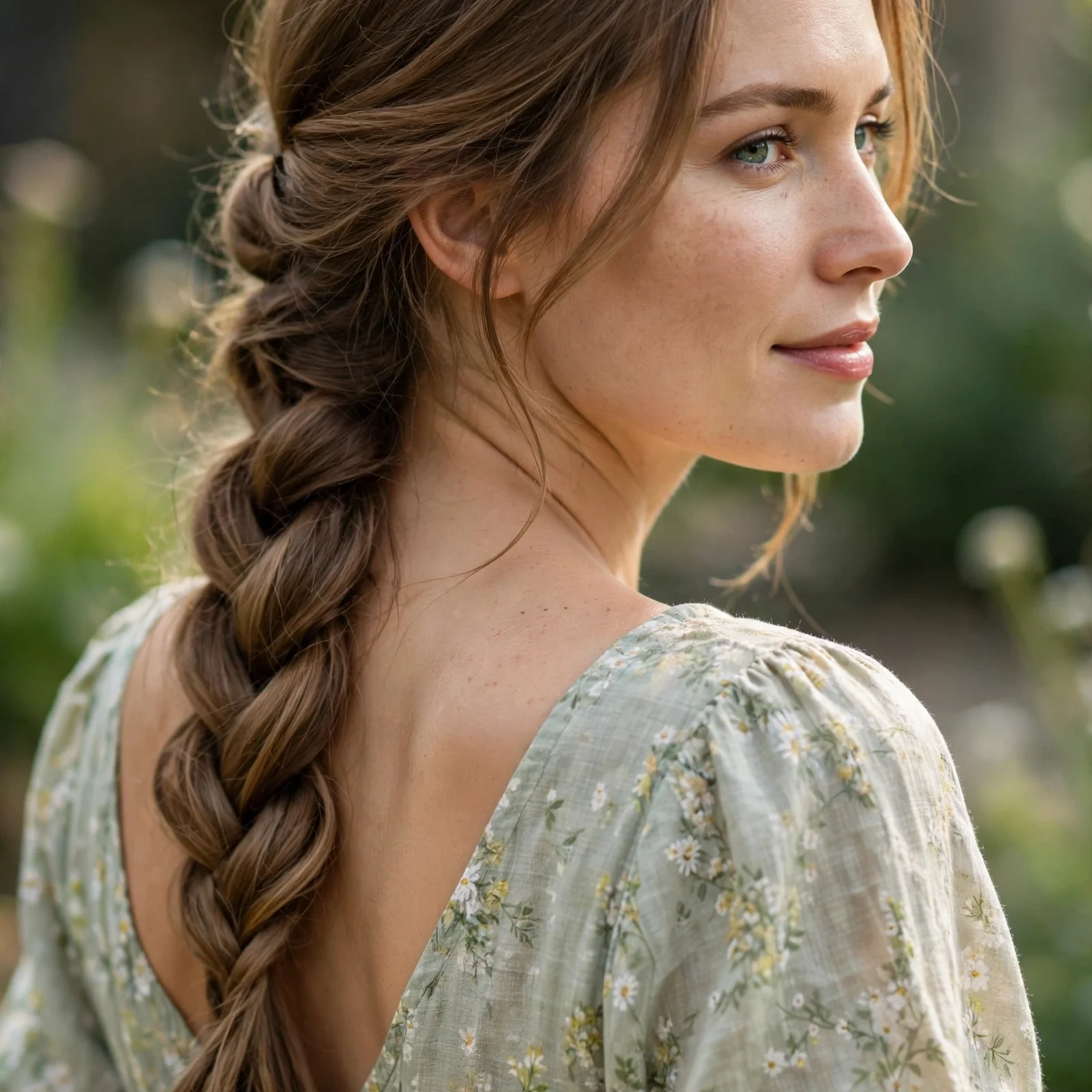 20 Anti-Frizz Hairstyles for Women That Stay Smooth in Humid Weather All Day: Loose French Braid