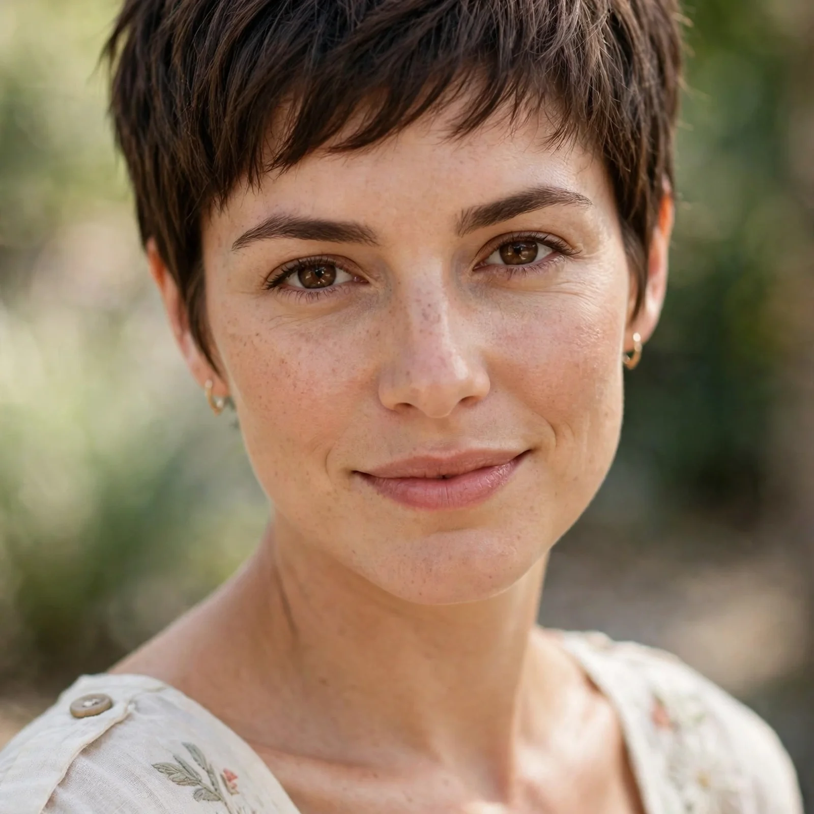 20 Anti-Frizz Hairstyles for Women That Stay Smooth in Humid Weather All Day: Textured Pixie Cut