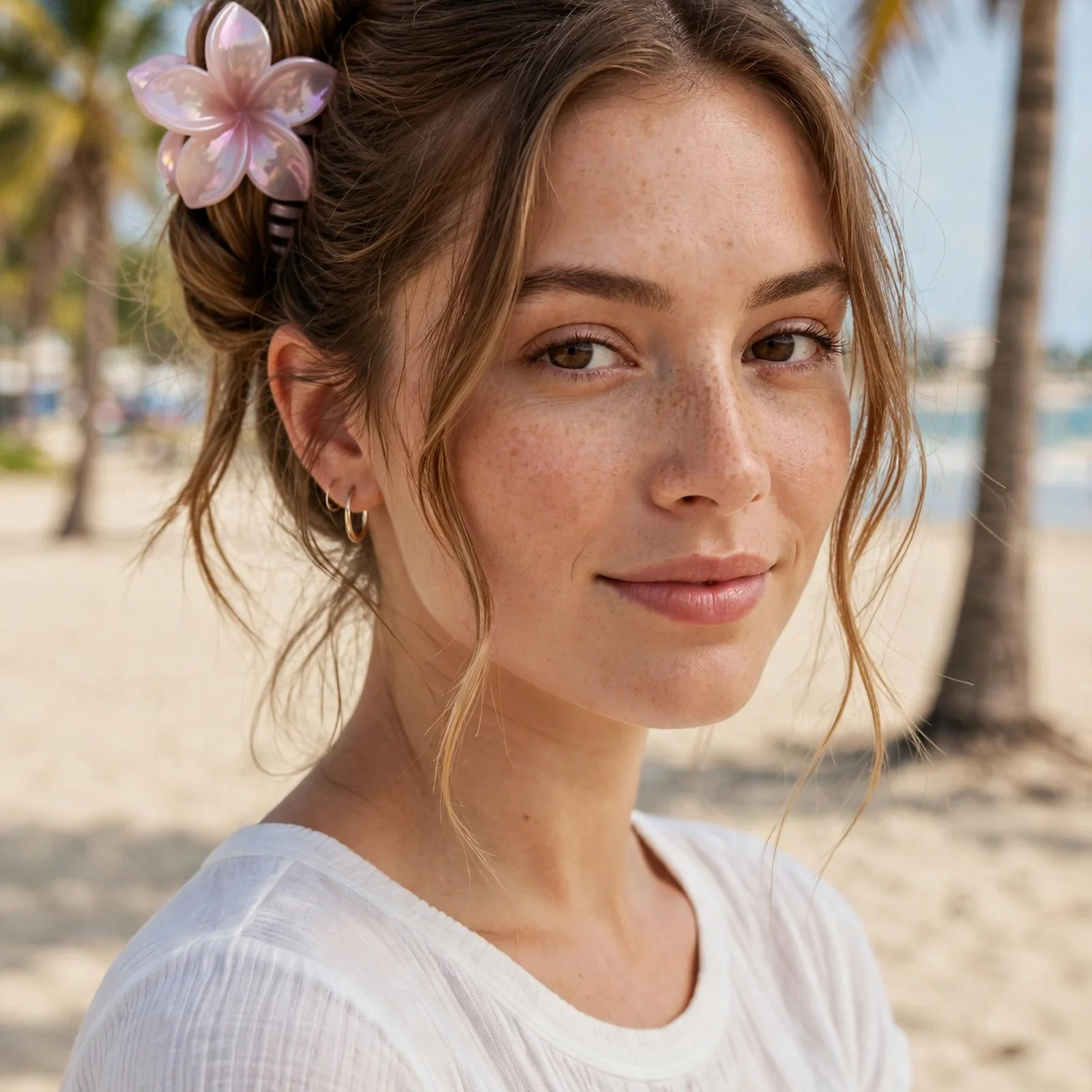 25 Beach Hairstyles for Women That Stay Neat in Wind & Humidity: Claw Clip Coastal Twist