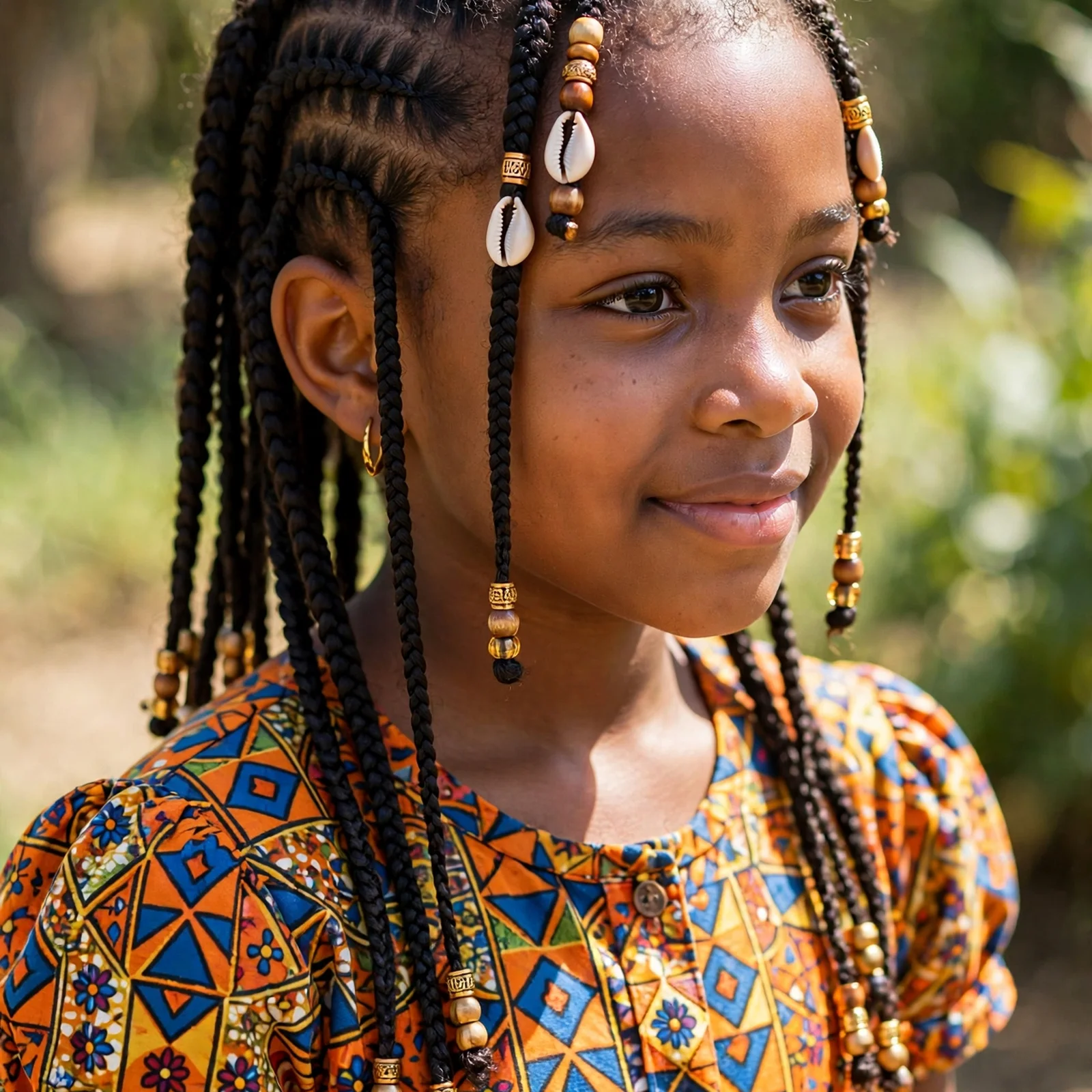 20 Adorable Black Kids Braids Hairstyles for Little Girls In 2026: Fulani Braids with Front Beads