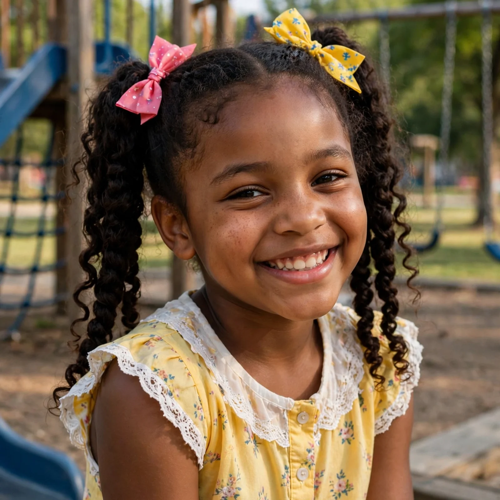 20 Adorable Black Kids Braids Hairstyles for Little Girls In 2026: Two Pigtail Braids