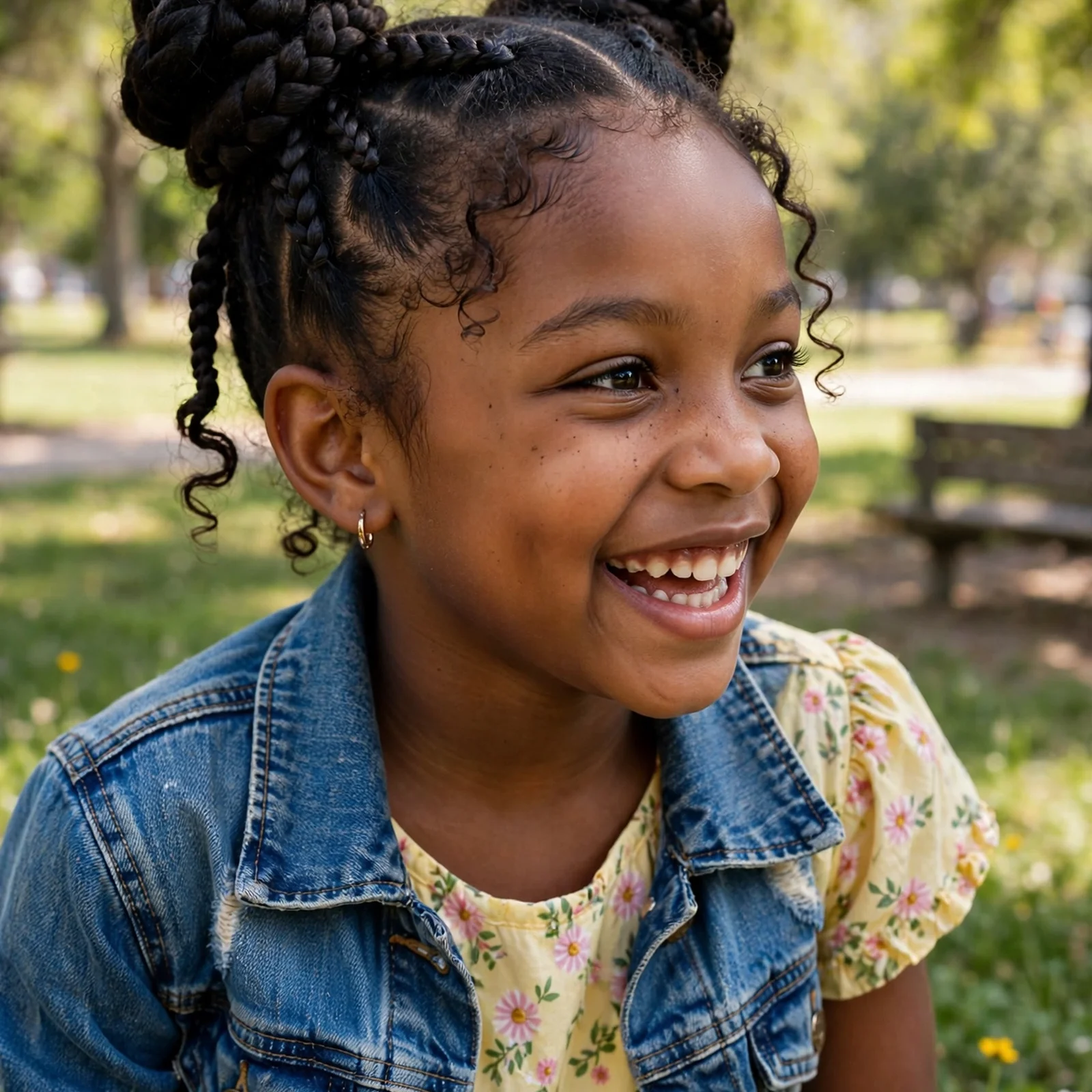 20 Adorable Black Kids Braids Hairstyles for Little Girls In 2026: Braided Space Buns