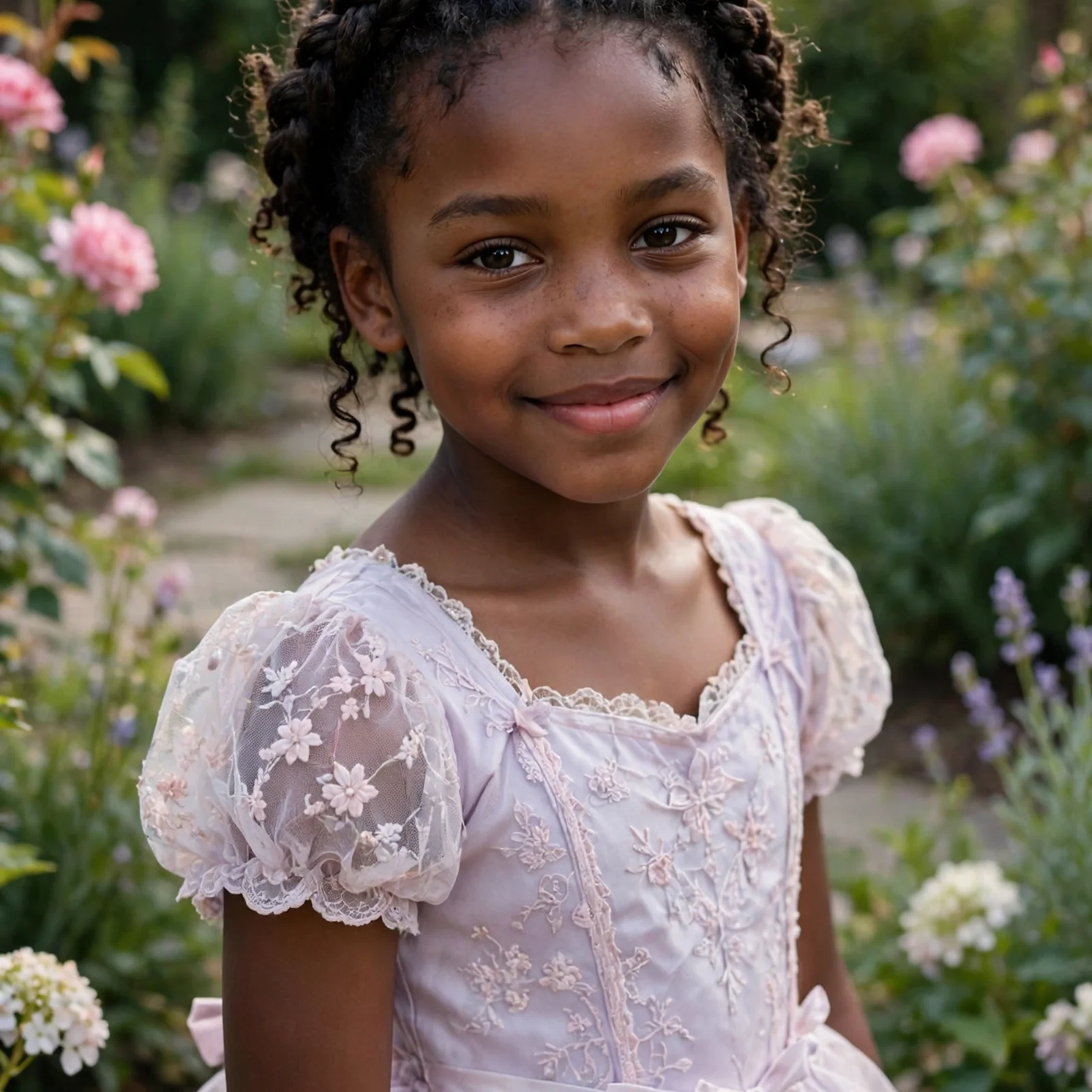 20 Adorable Black Kids Braids Hairstyles for Little Girls In 2026: Halo Crown Braid