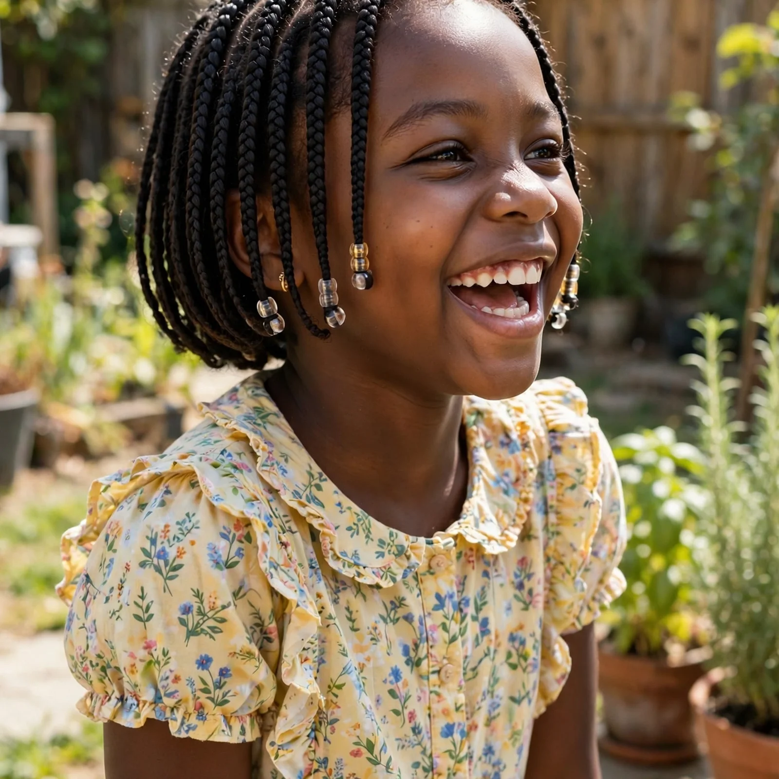 20 Adorable Black Kids Braids Hairstyles for Little Girls In 2026: Short Braided Bob