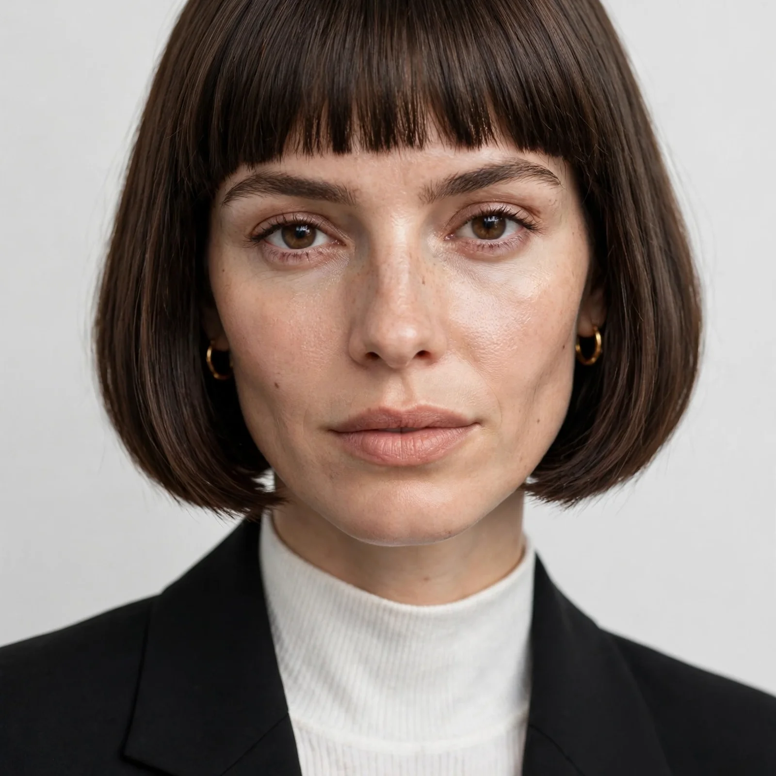 20 Modern Bob Hairstyles for Women That Are Chic & Timeless in 2026: Bob with Blunt Bangs