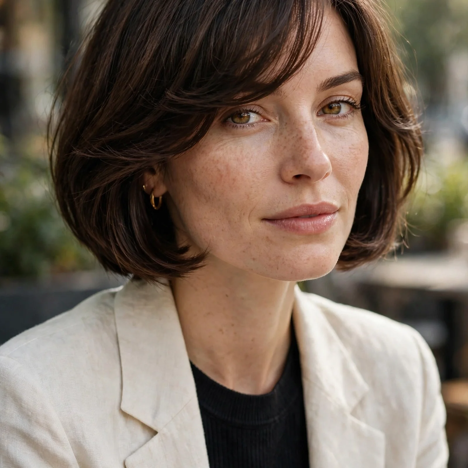 20 Modern Bob Hairstyles for Women That Are Chic & Timeless in 2026: Bob with Side-Swept Bangs