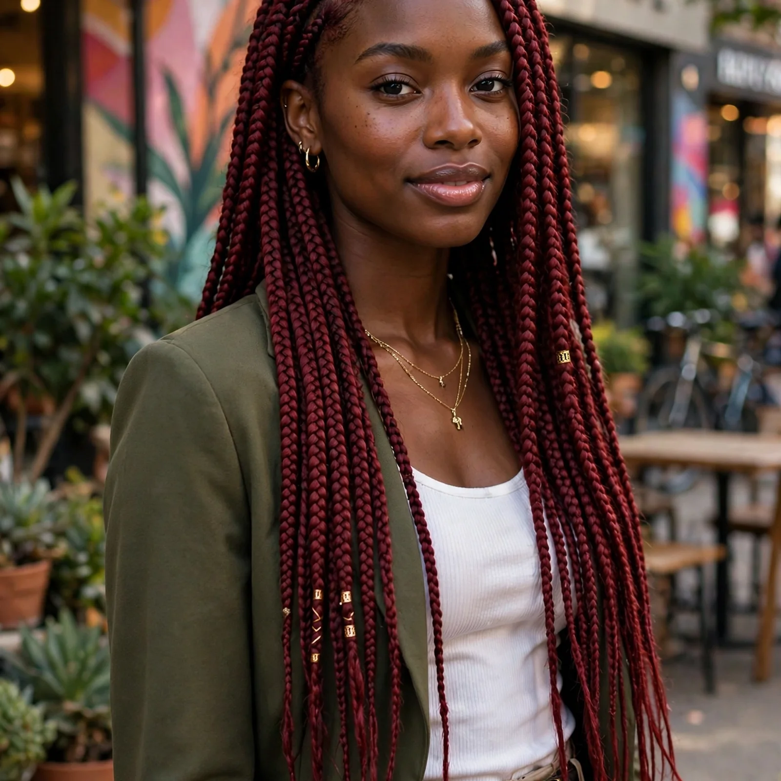 20 Stunning Box Braids Hairstyles for Women You'll Want to Try in 2026: Colored Box Braids