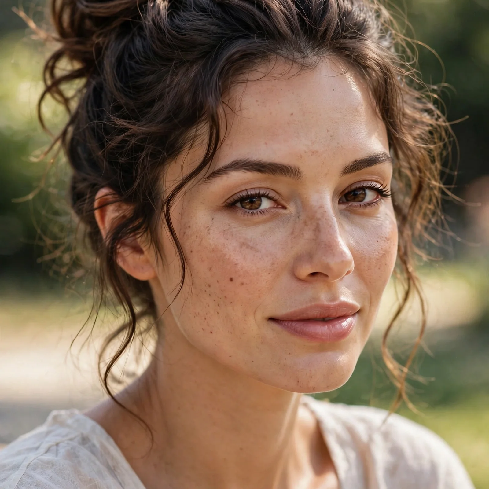 20 Defined Hairstyles for Wavy Hair Women That Stay Effortless in Summer: Defined Wavy High Bun