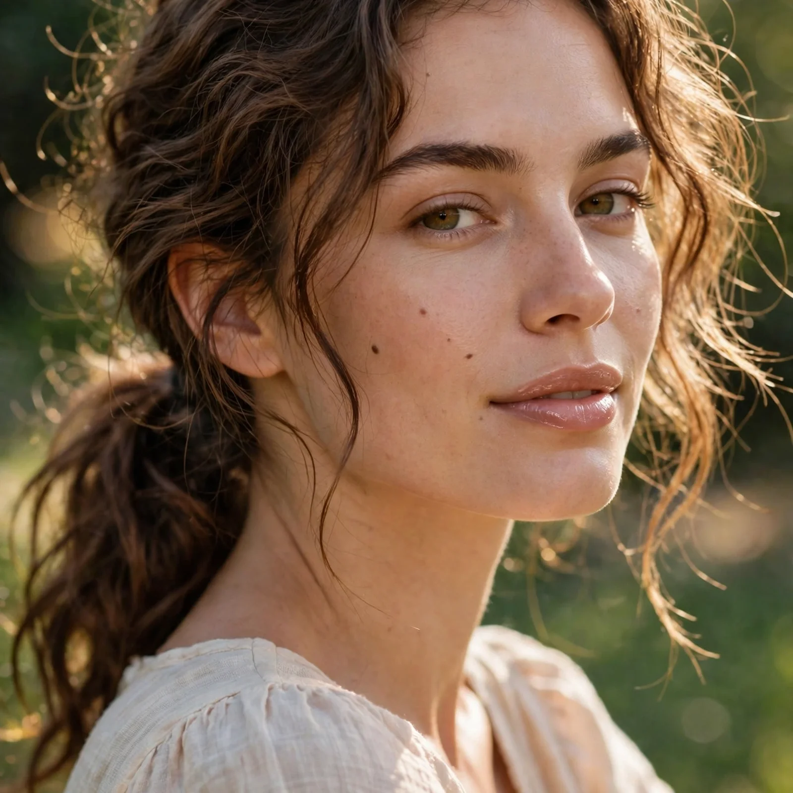 20 Defined Hairstyles for Wavy Hair Women That Stay Effortless in Summer: Wavy Low Ponytail with Texture