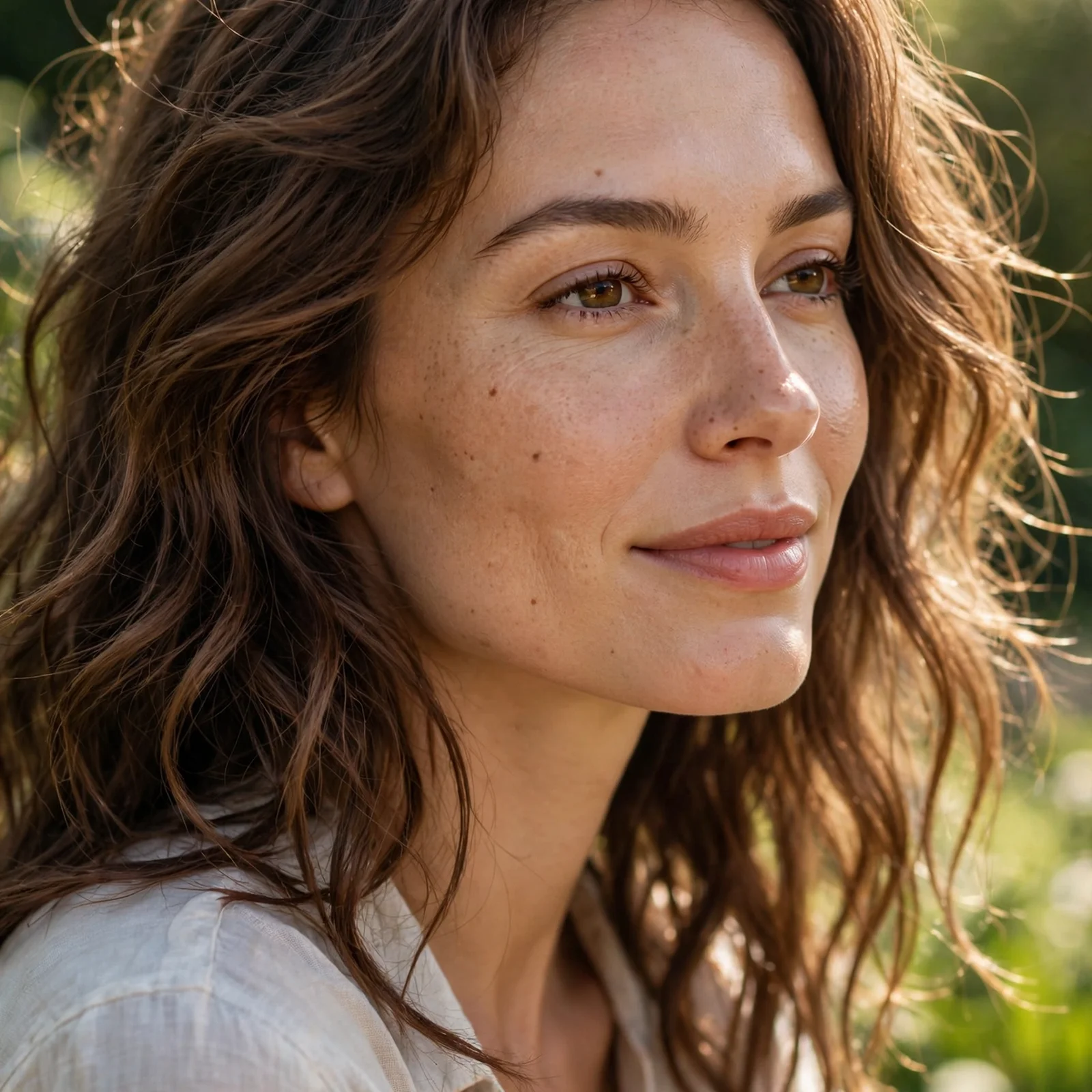 20 Defined Hairstyles for Wavy Hair Women That Stay Effortless in Summer: Air-Dried Natural Waves