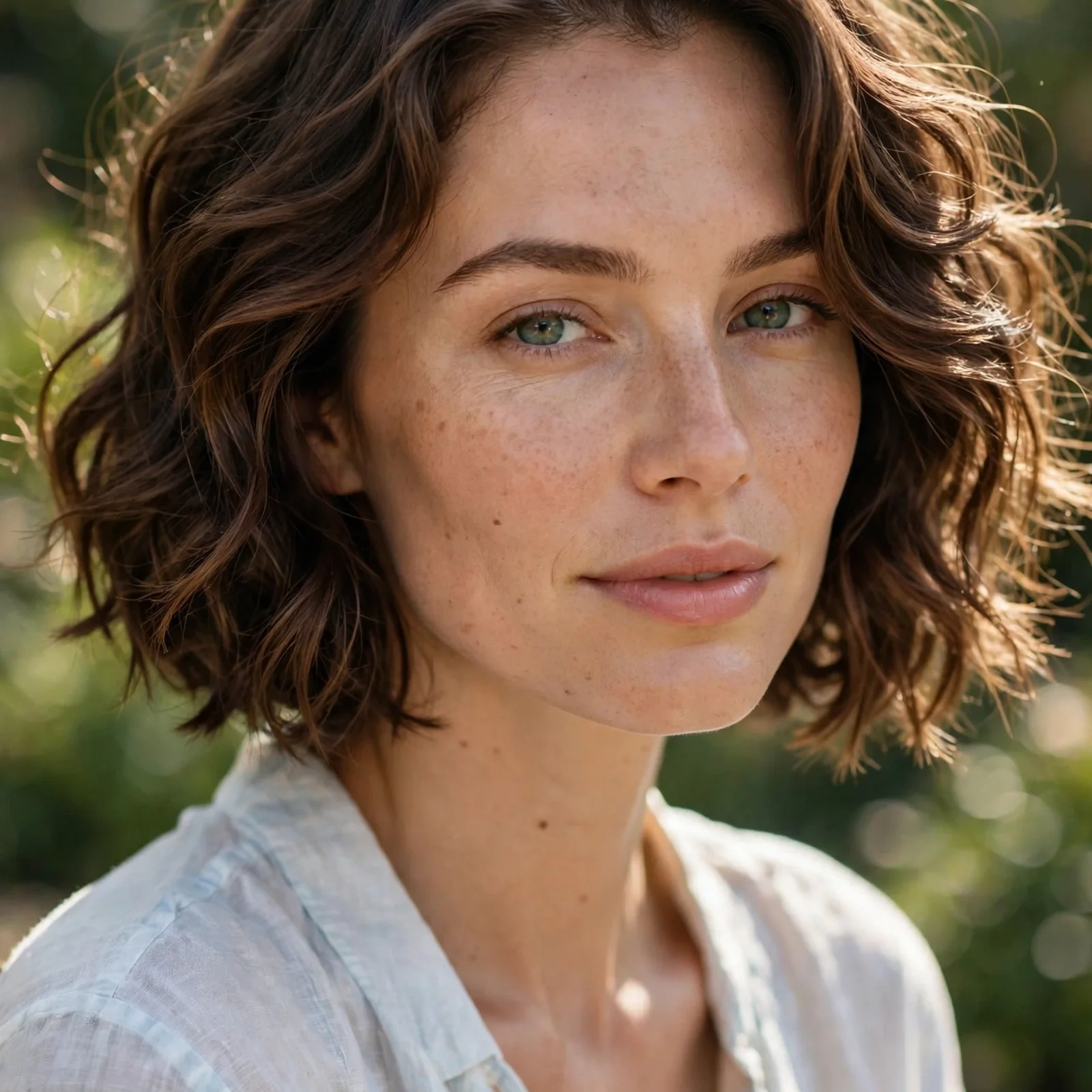 20 Defined Hairstyles for Wavy Hair Women That Stay Effortless in Summer: Defined Wavy Bob with Side Part