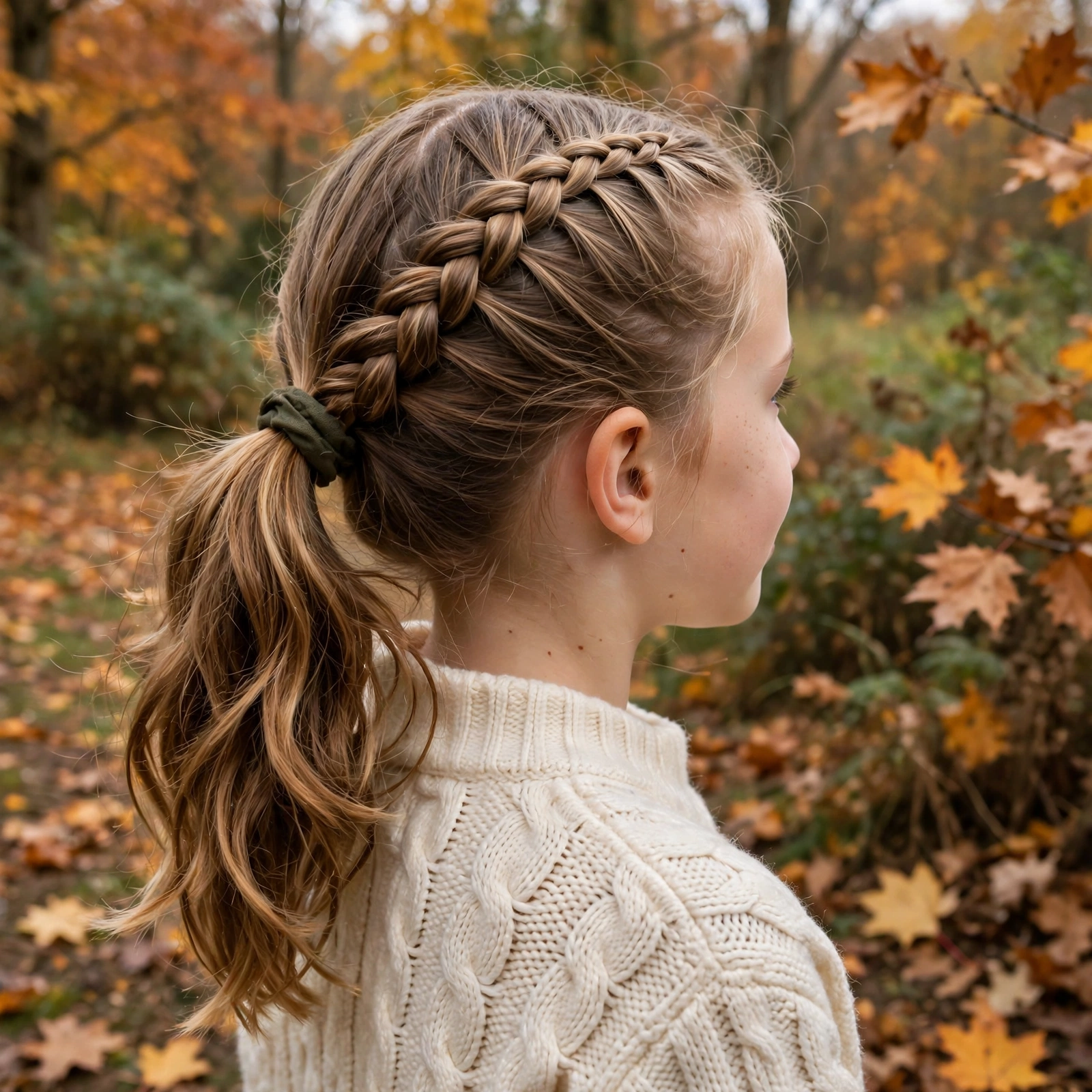 Curly Voluminous High Pony