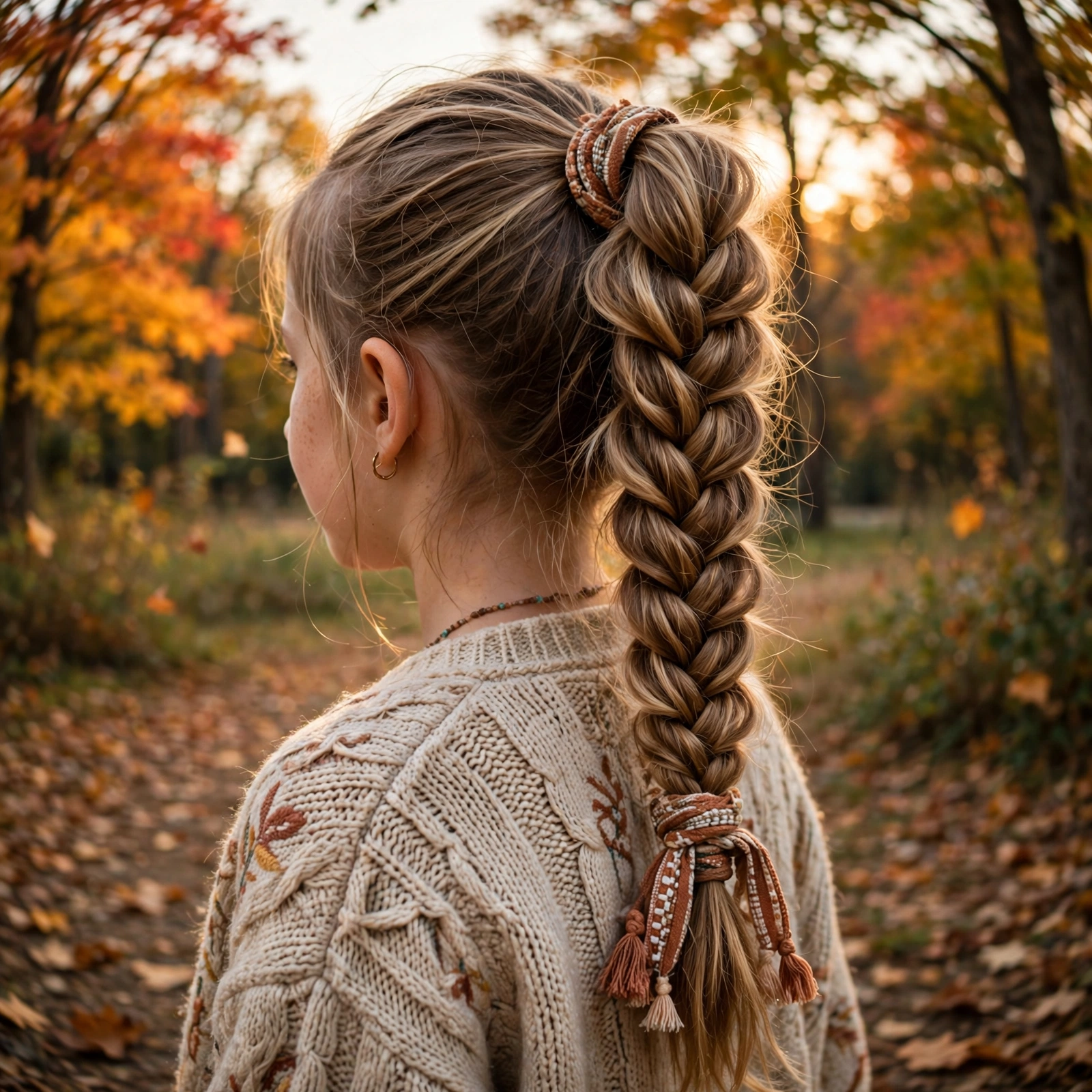 Twisted Rope Ponytail