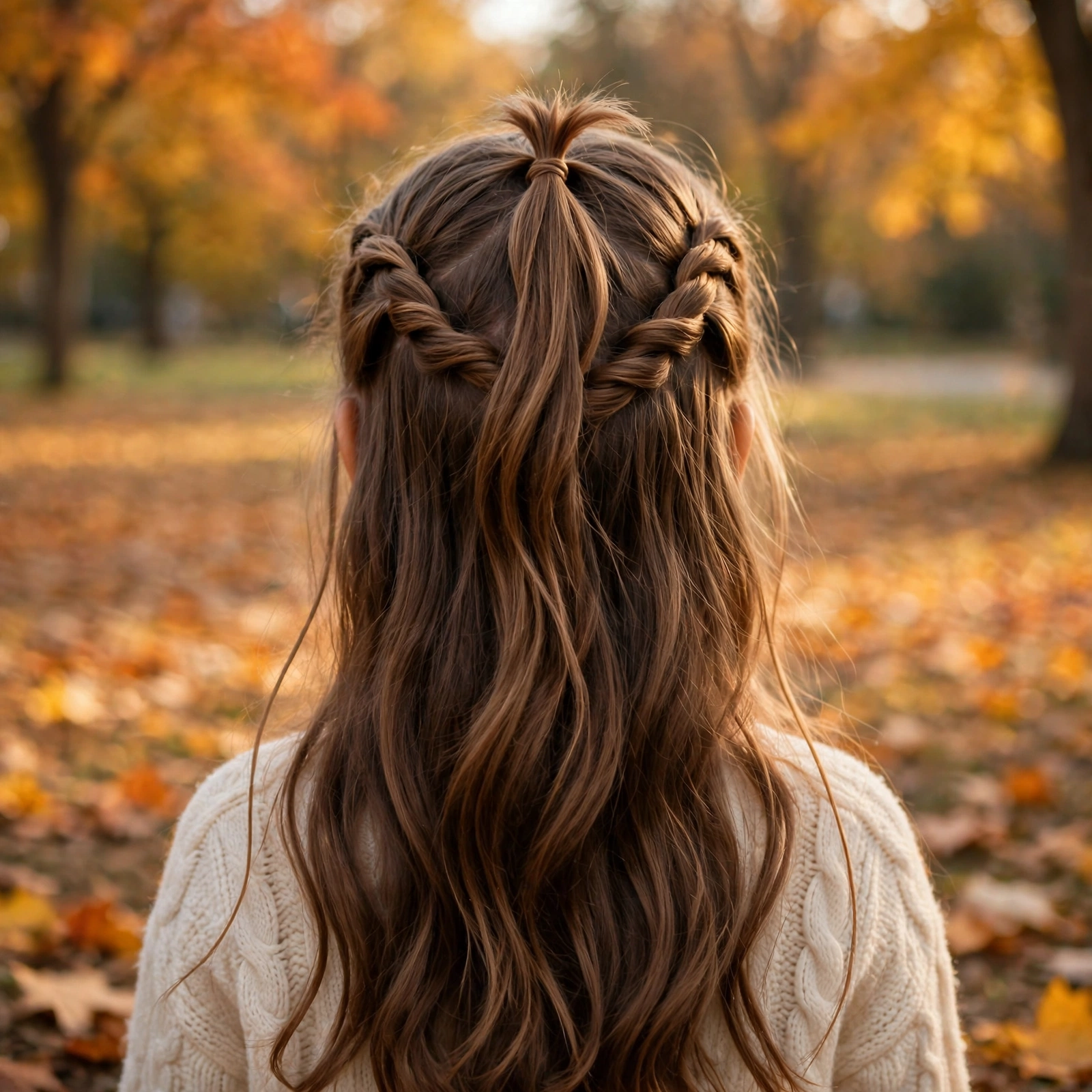 Side-Swept Low Ponytail