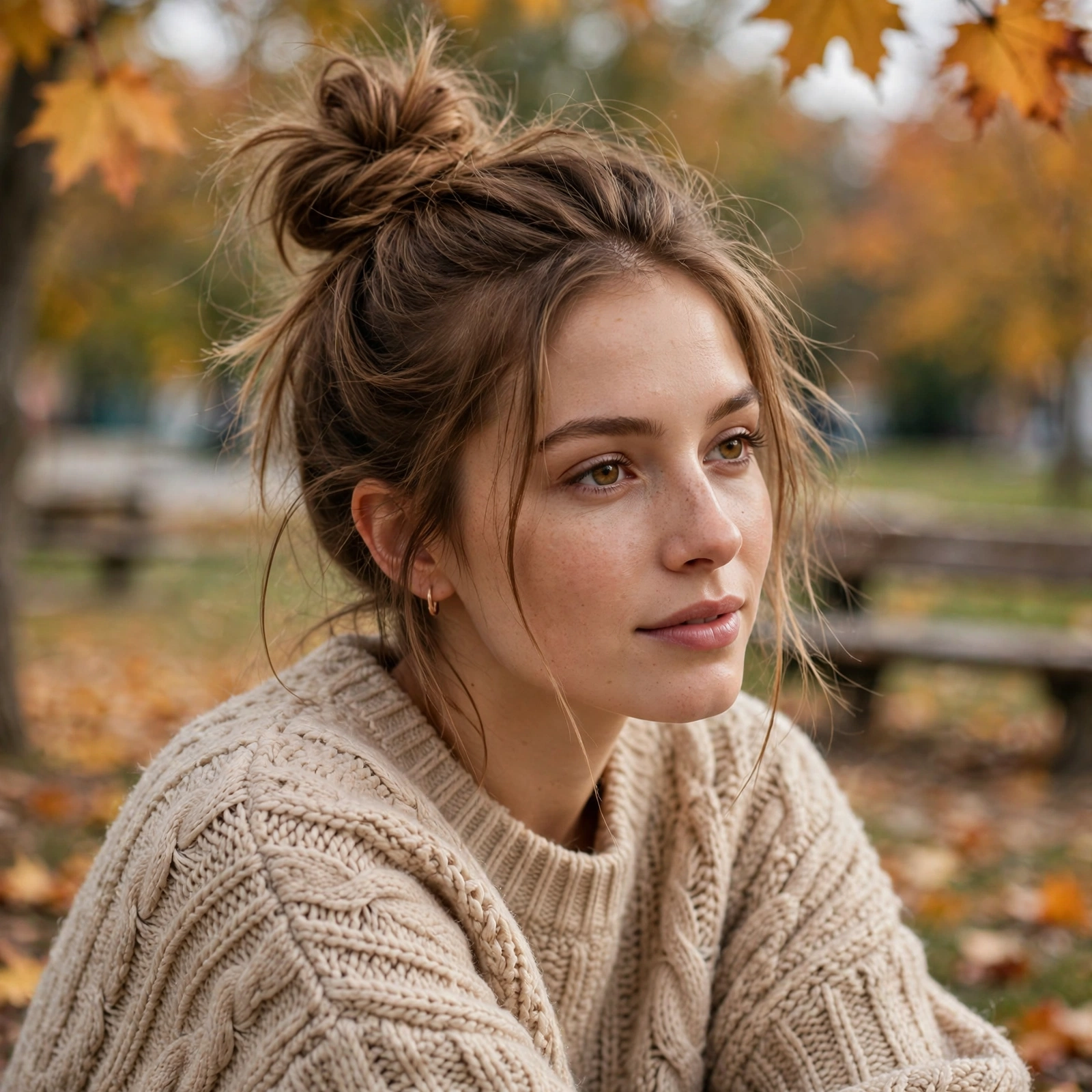 Braided Low Bun