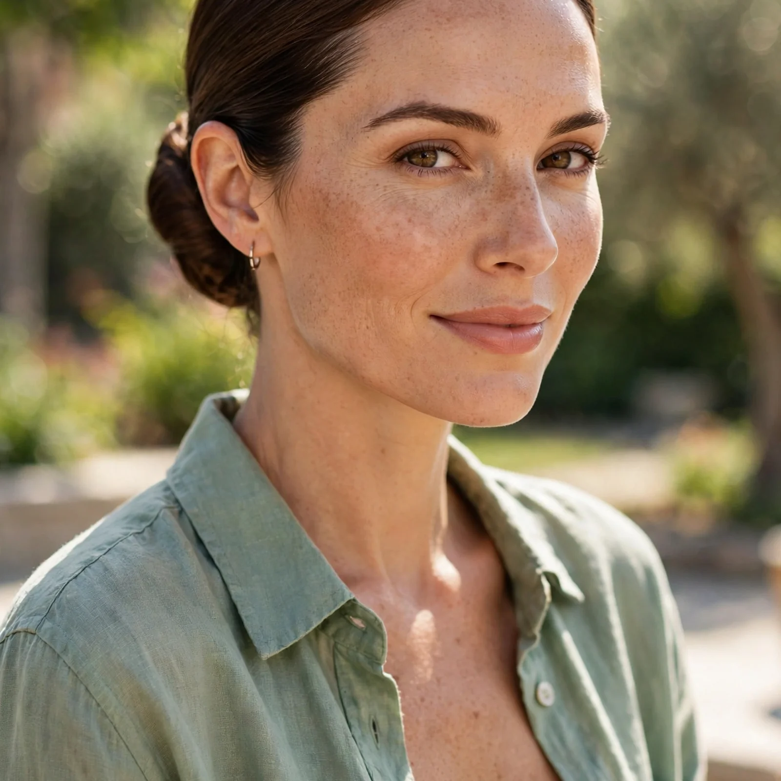 20 Effortless Summer Hairstyles for Women That Stay Intact in Heat: Sleek Low Bun