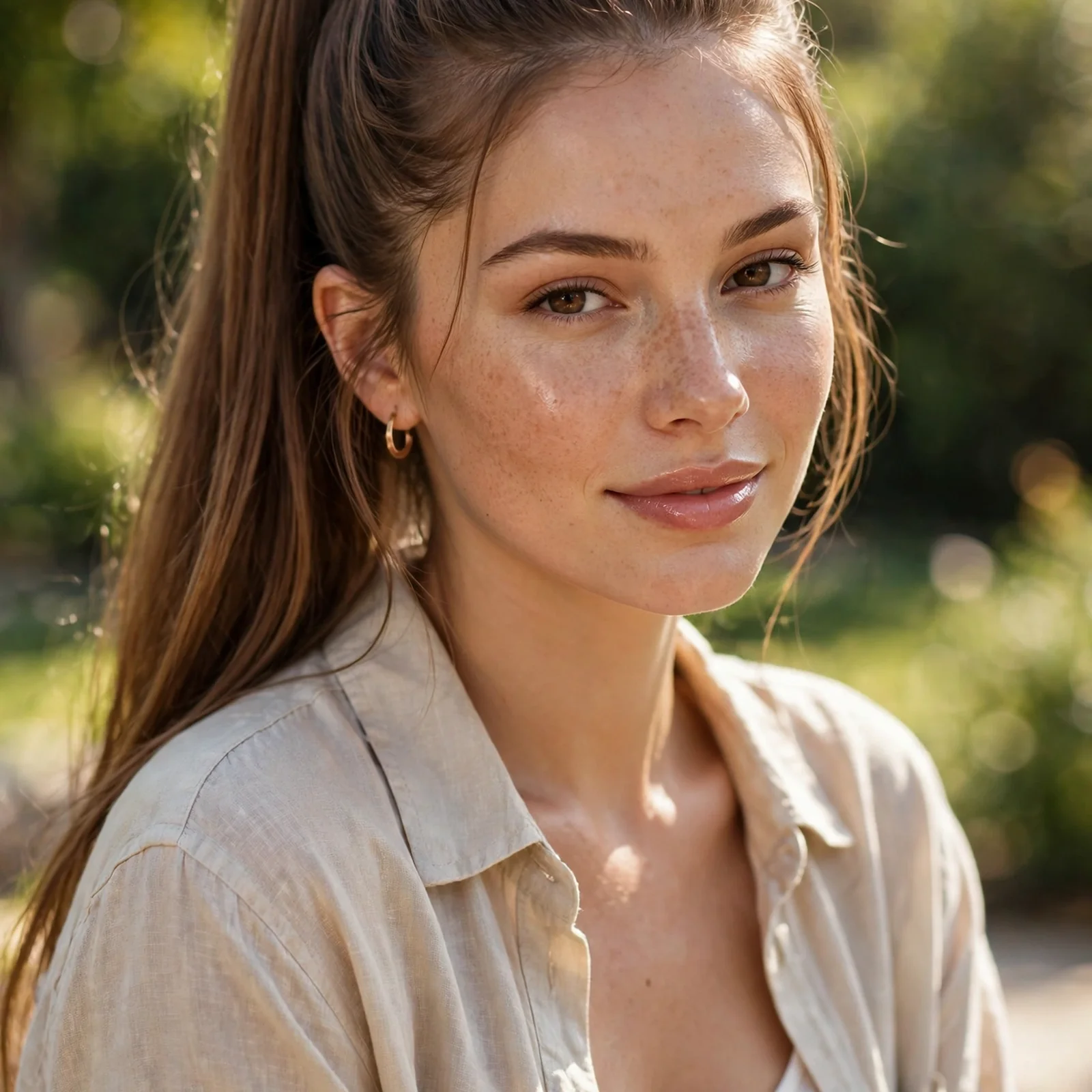 20 Effortless Summer Hairstyles for Women That Stay Intact in Heat: High Ponytail with Wrapped Base