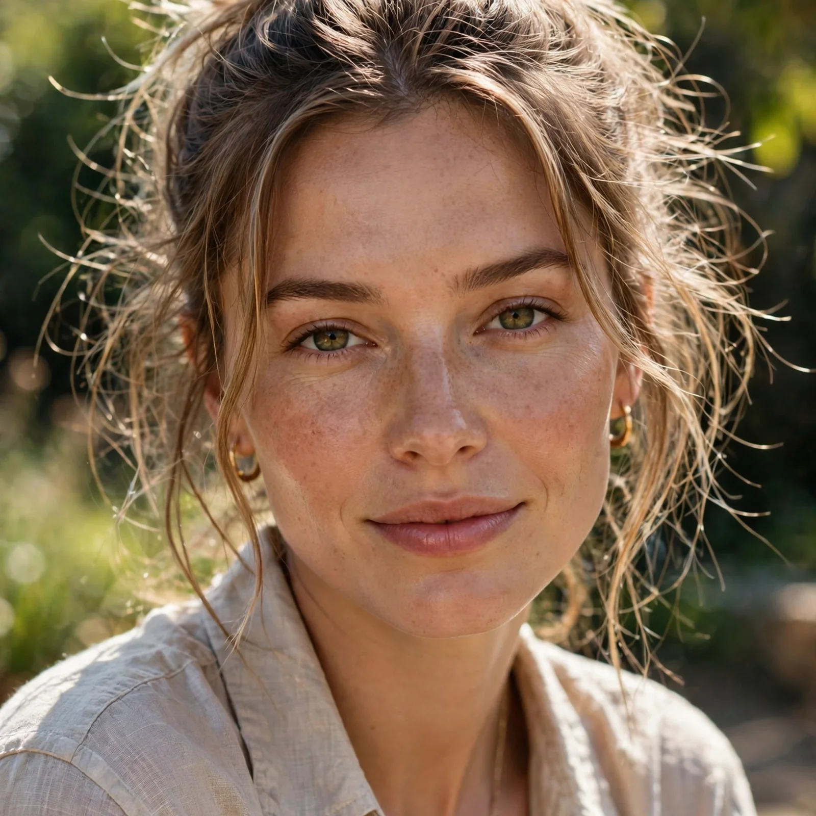 20 Effortless Summer Hairstyles for Women That Stay Intact in Heat: Messy Top Knot