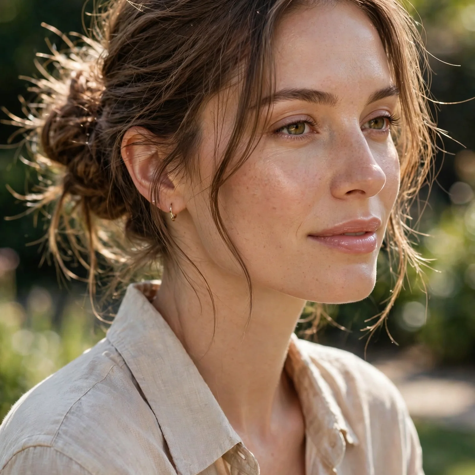 20 Effortless Summer Hairstyles for Women That Stay Intact in Heat: Textured Low Bun