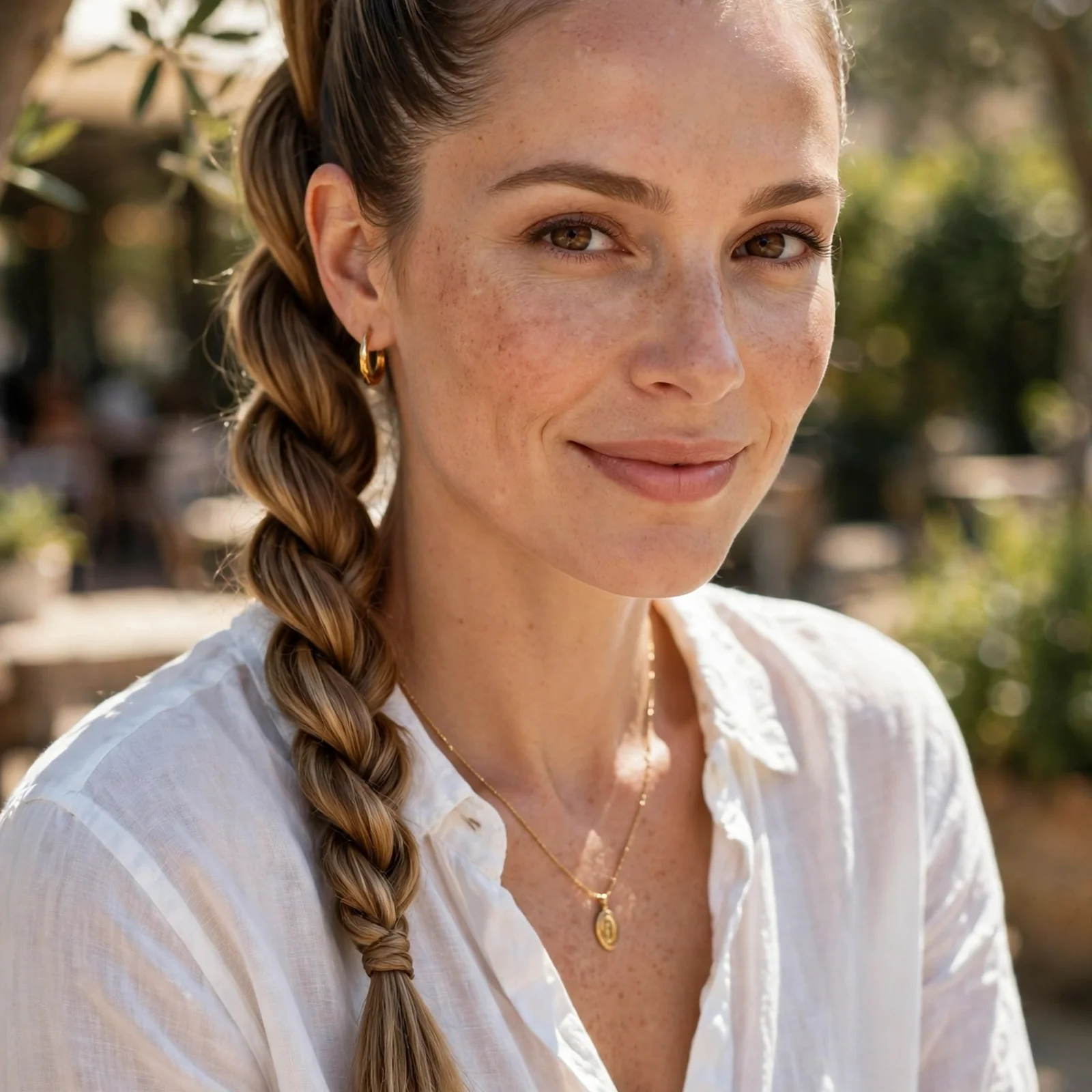 20 Effortless Summer Hairstyles for Women That Stay Intact in Heat: Rope Braid Ponytail