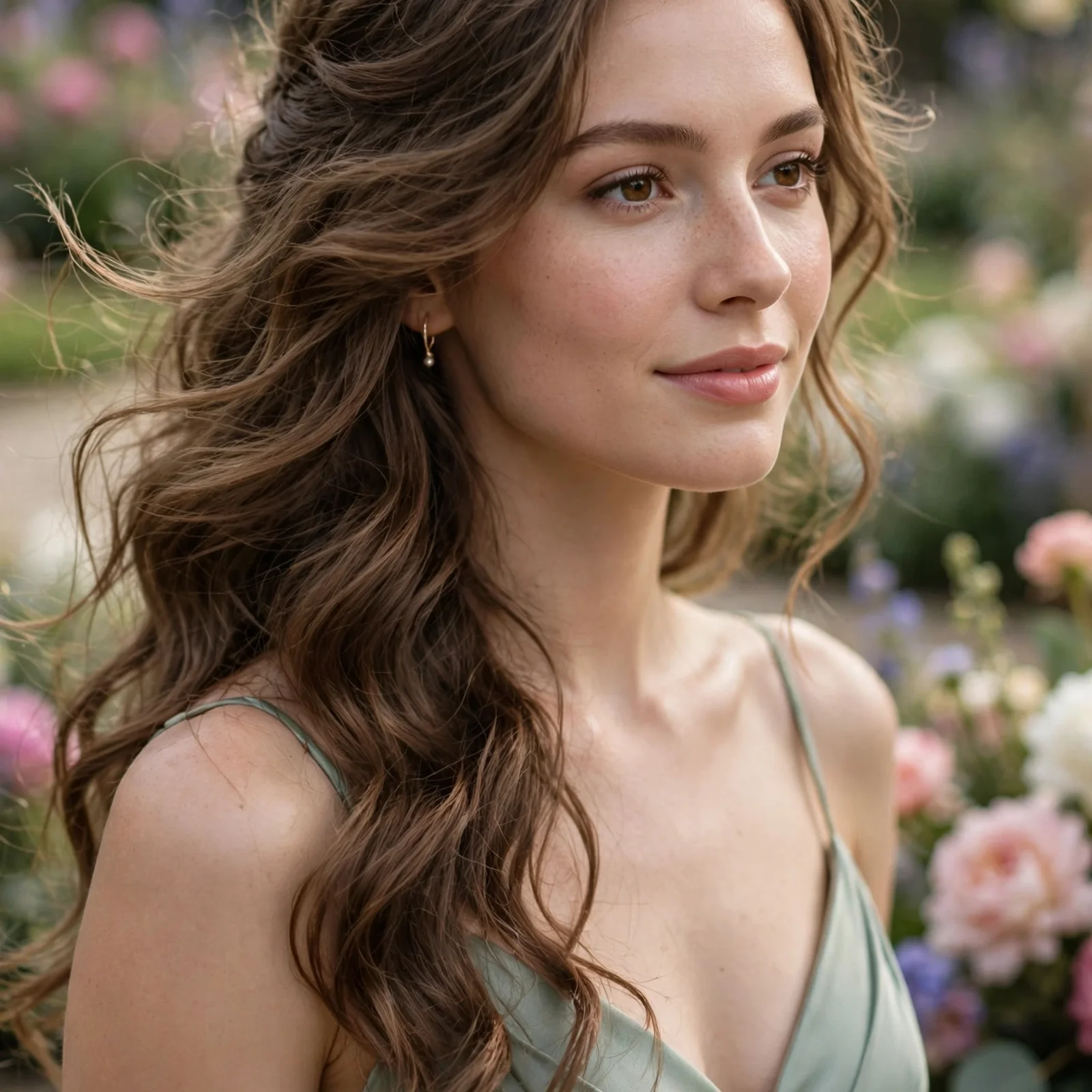 15 Elegant Bridesmaid Hairstyles That Complement Every Dress in 2026: Loose Romantic Waves