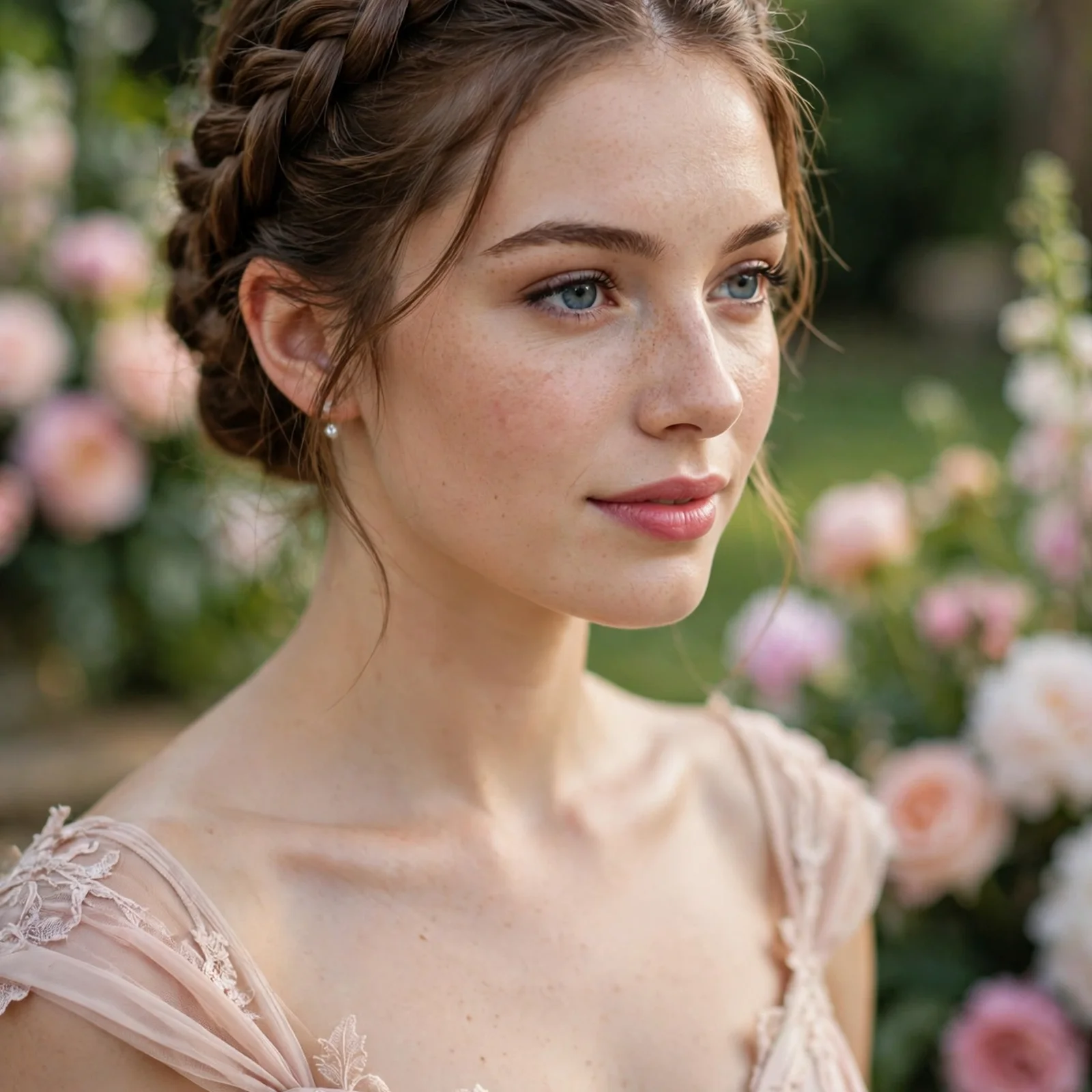 15 Elegant Bridesmaid Hairstyles That Complement Every Dress in 2026: Crown Braid Updo
