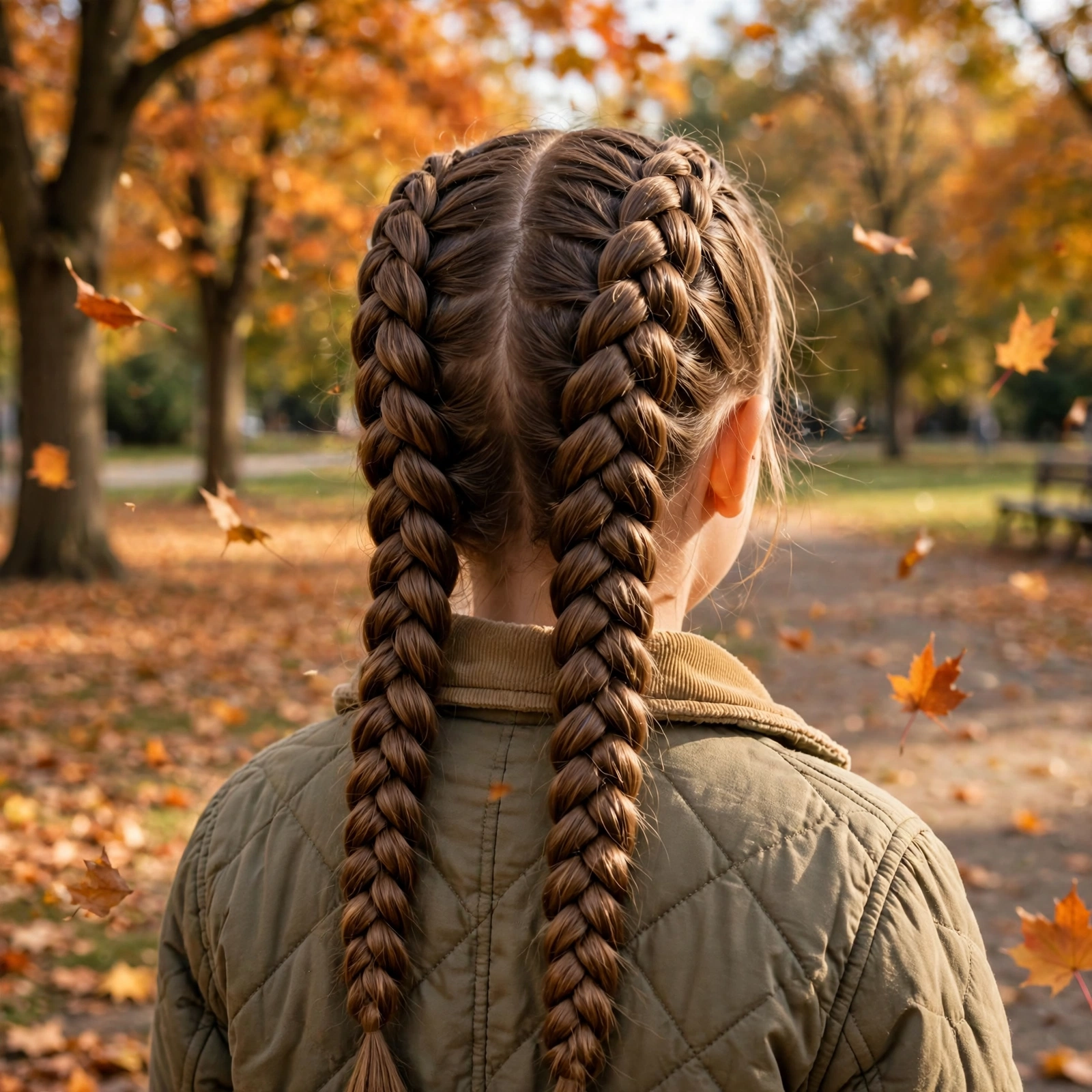 Classic French Braid Ponytail